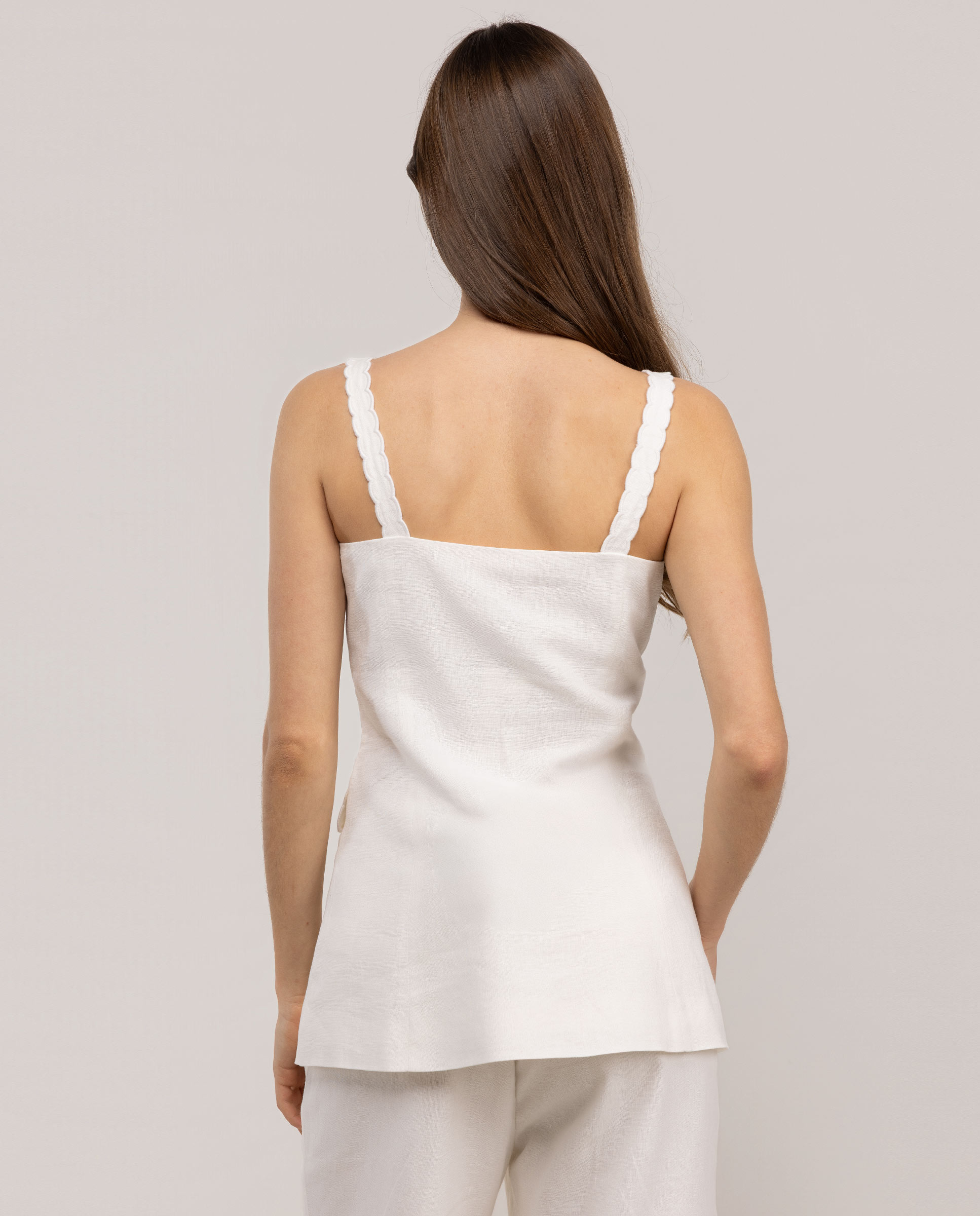 Colete Liso Isabella Branco-4