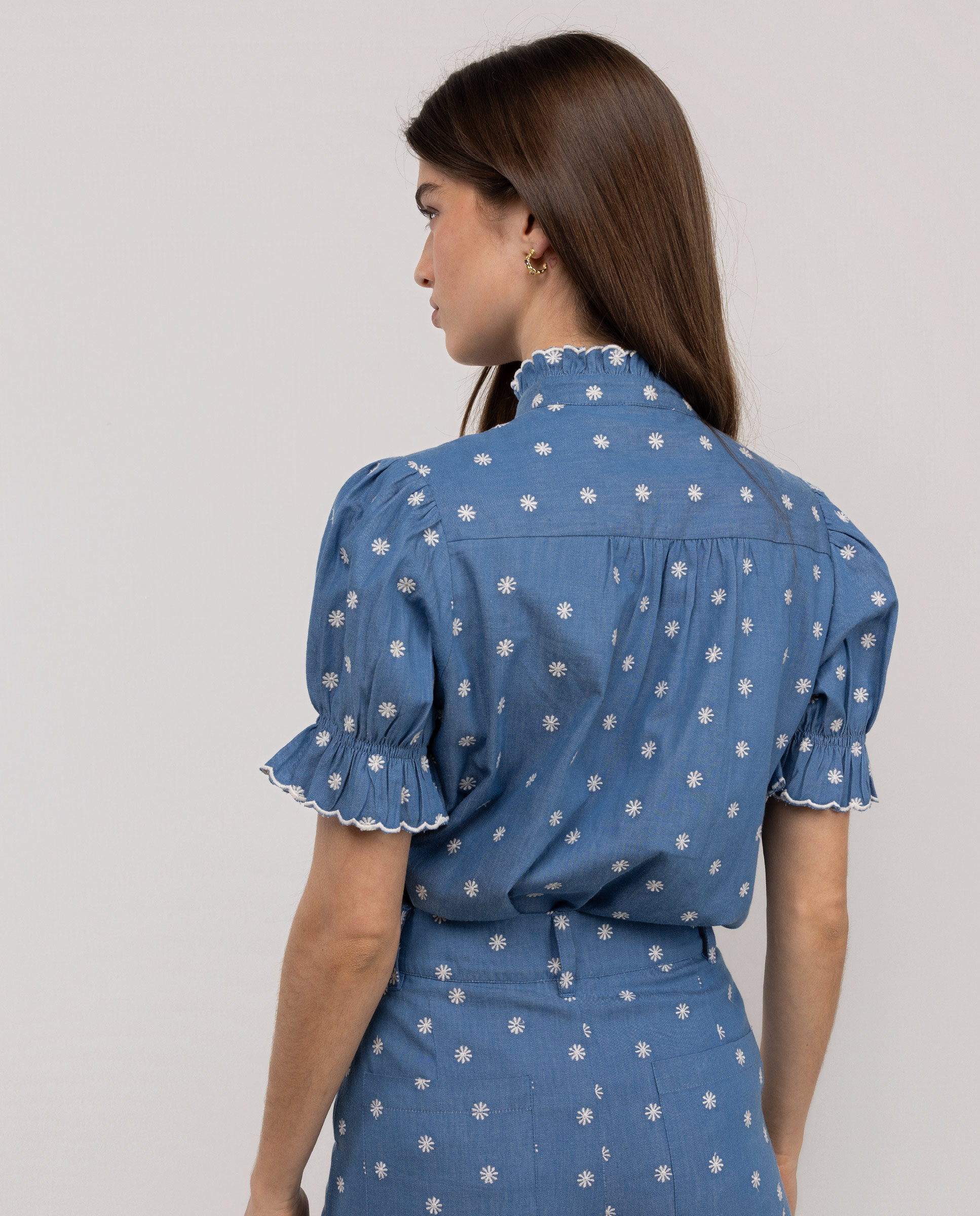 Blusa Lisa Denim Azul-3