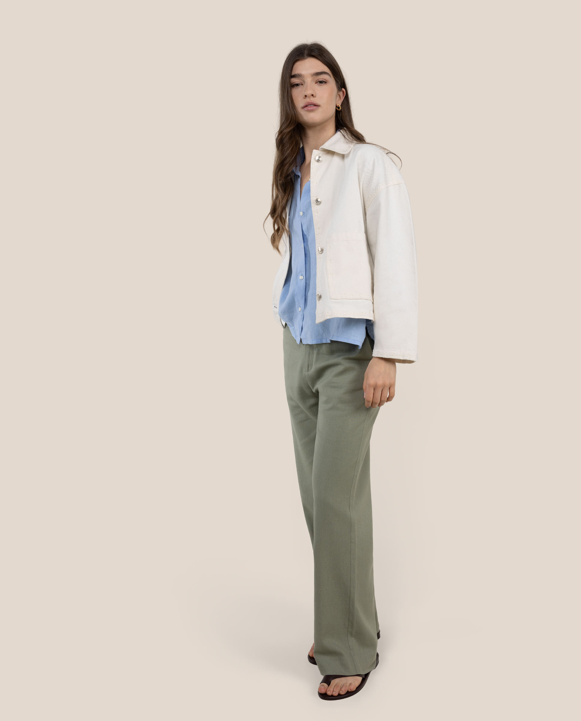 Sobrecamisa Lisa Olivia Natural-3
