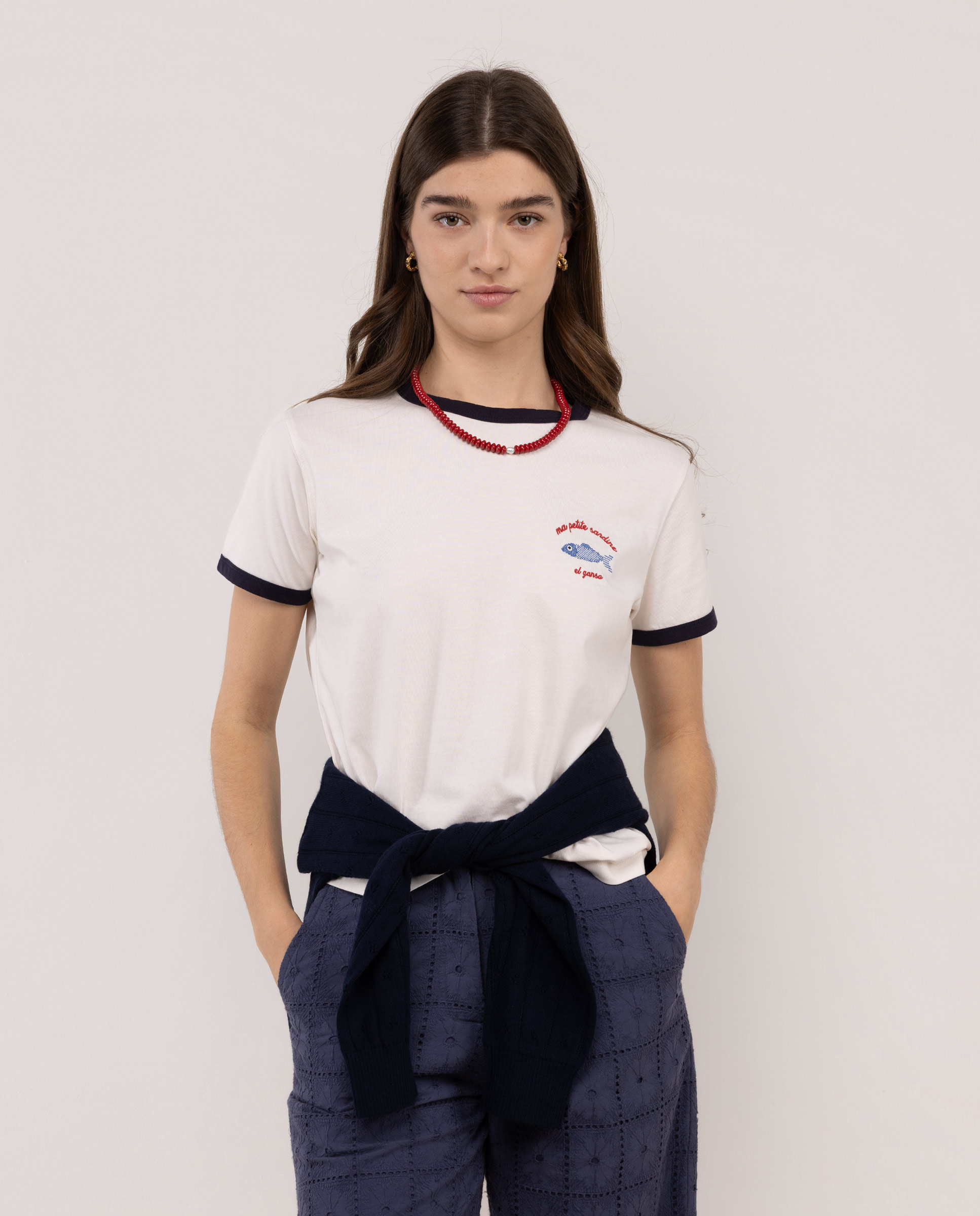 Imagem 0 de T-shirt Norma com Estampado Sailing