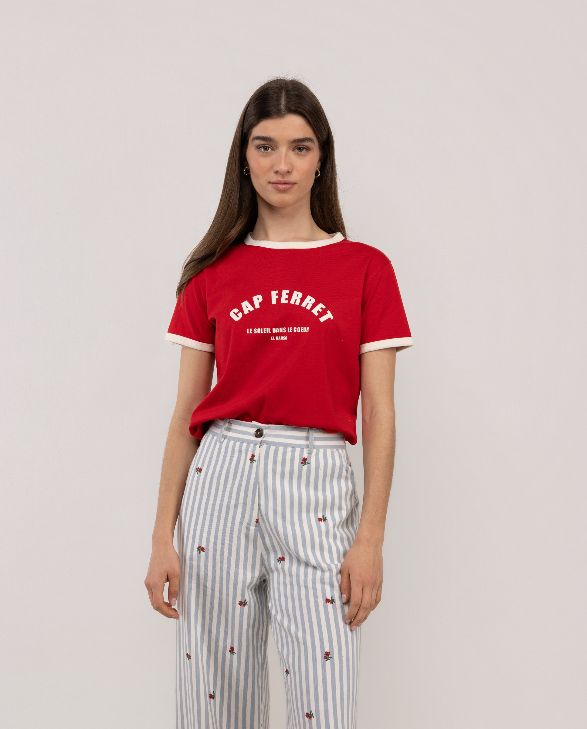 Imagem 0 de T-shirt com Estampado de Algodão