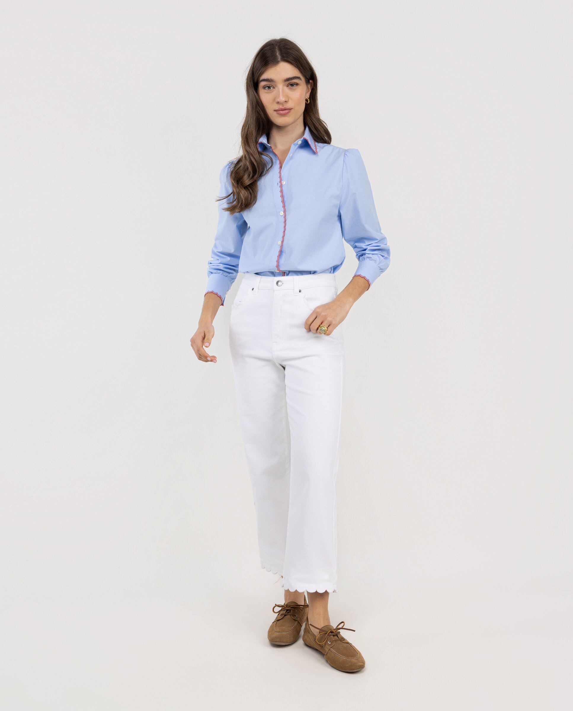 Imagem 0 de Calças Denim Lisas Seline