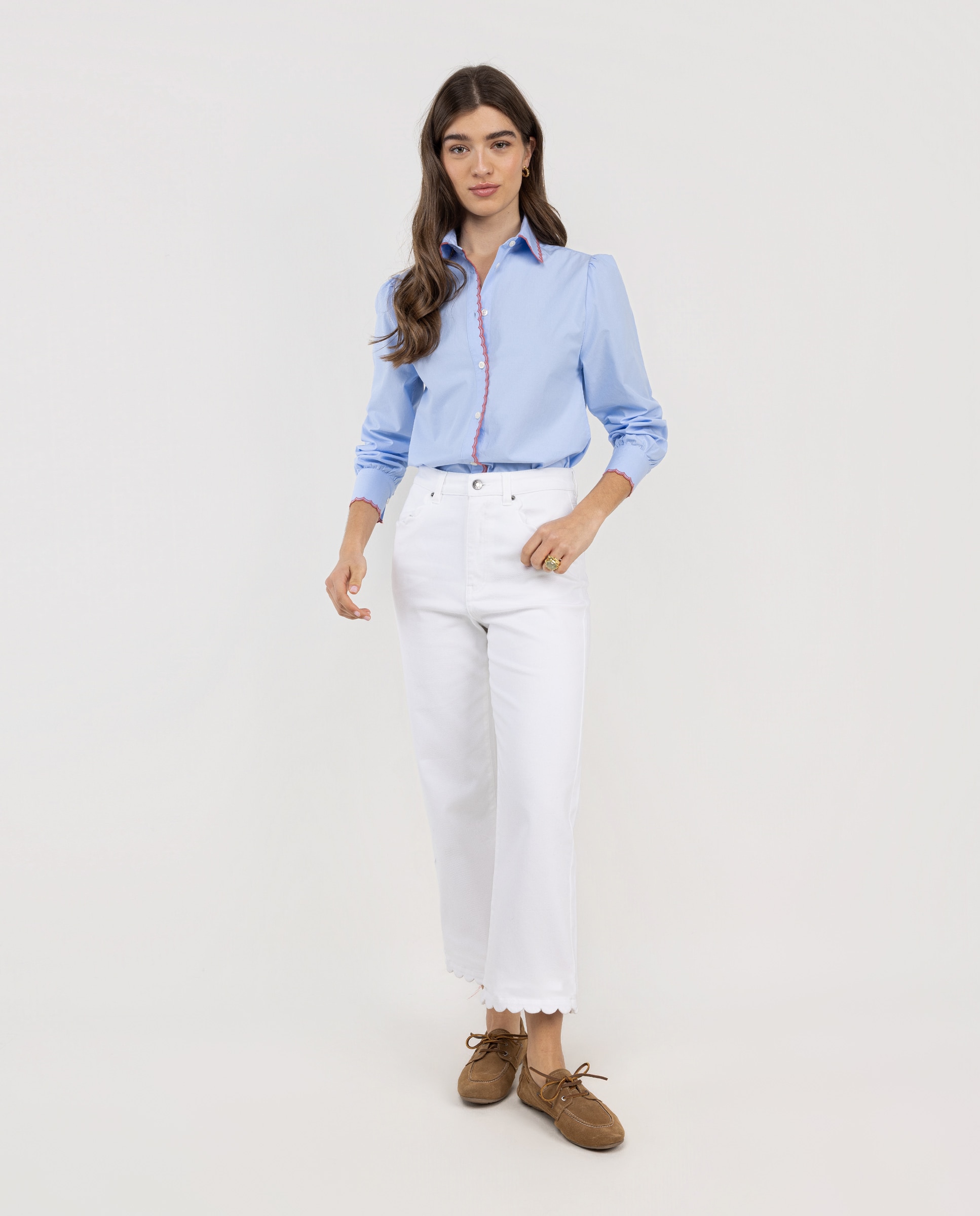 Imagem 0 de Calças Denim Lisas Seline