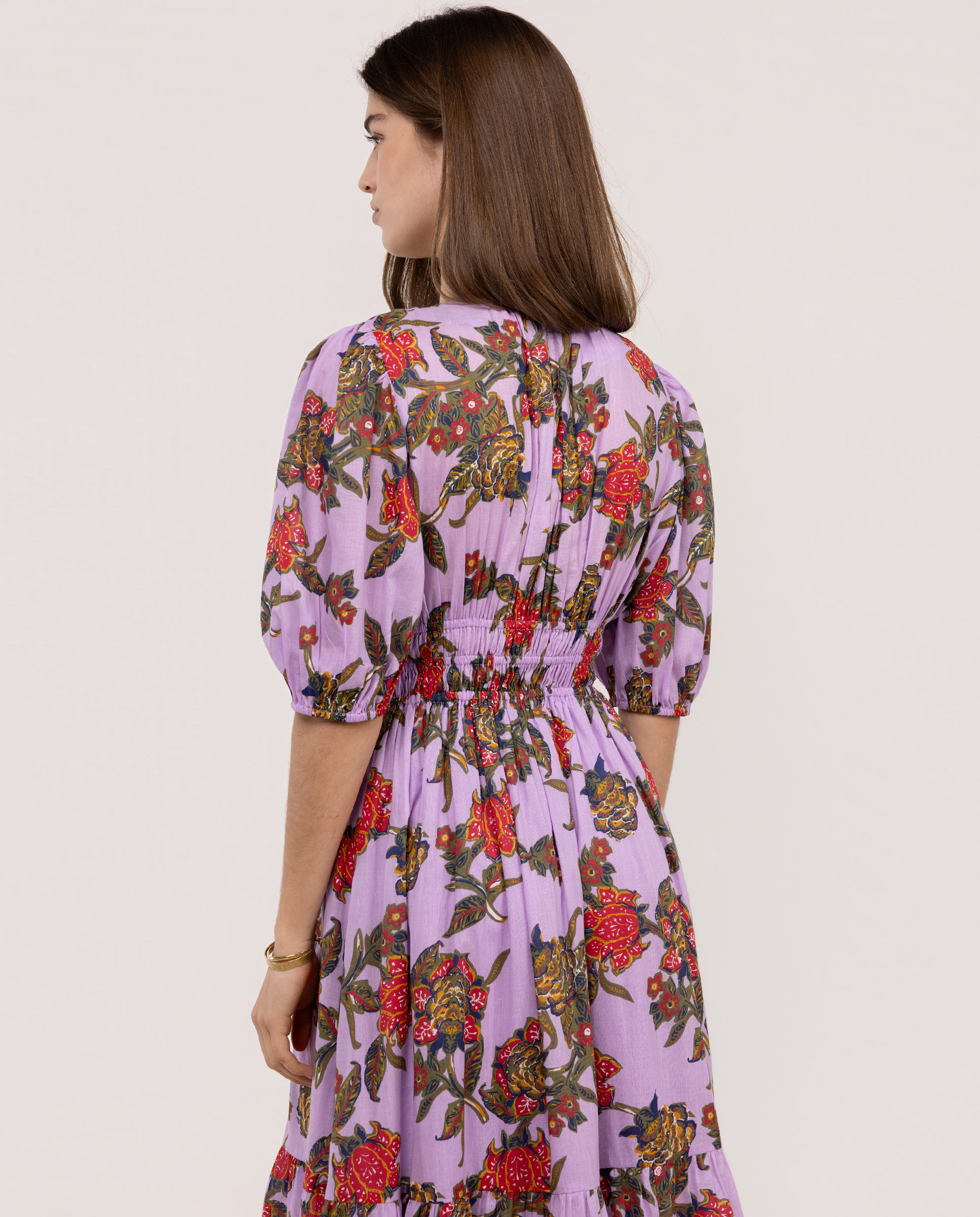 Vestido Estampado Ruby Azul-4