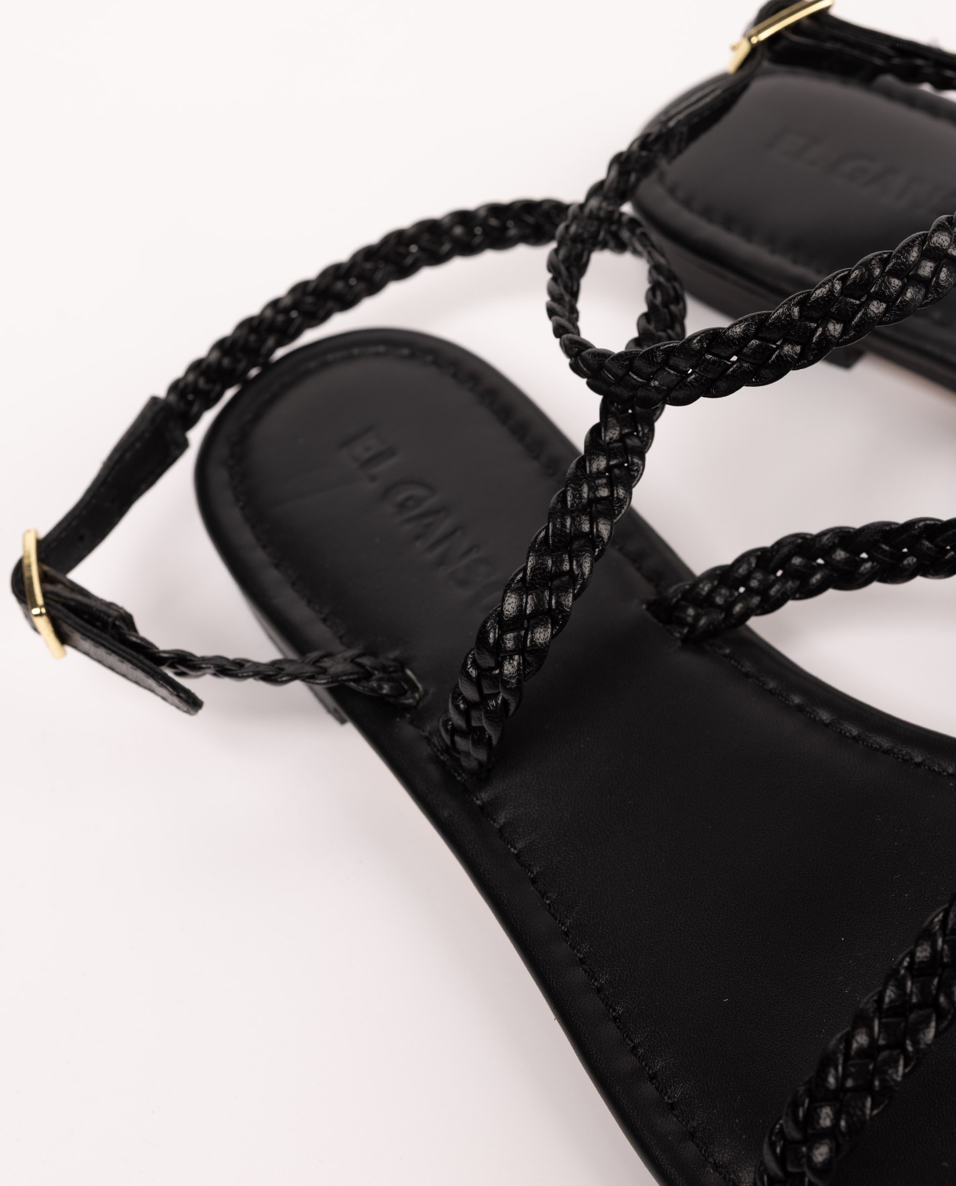 Sandálias de Dedo Atenea Preto-4