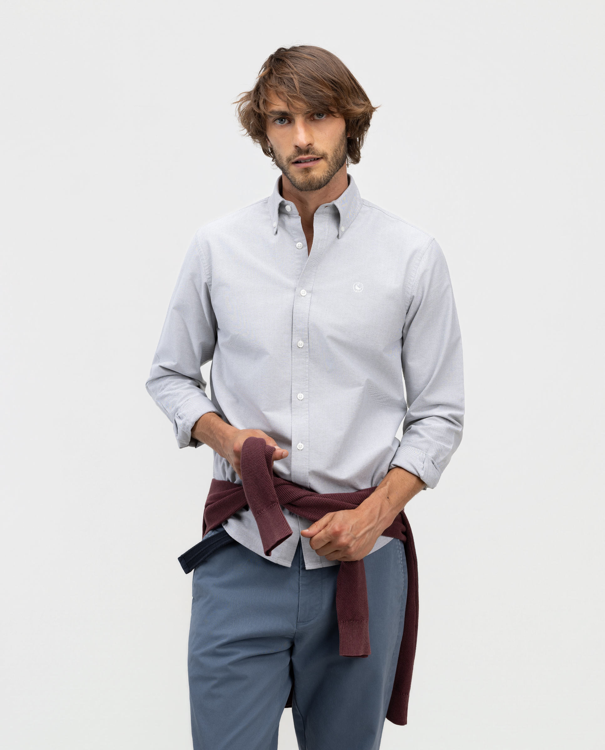 Camisa Oxford Lisa Verde-escuro-2