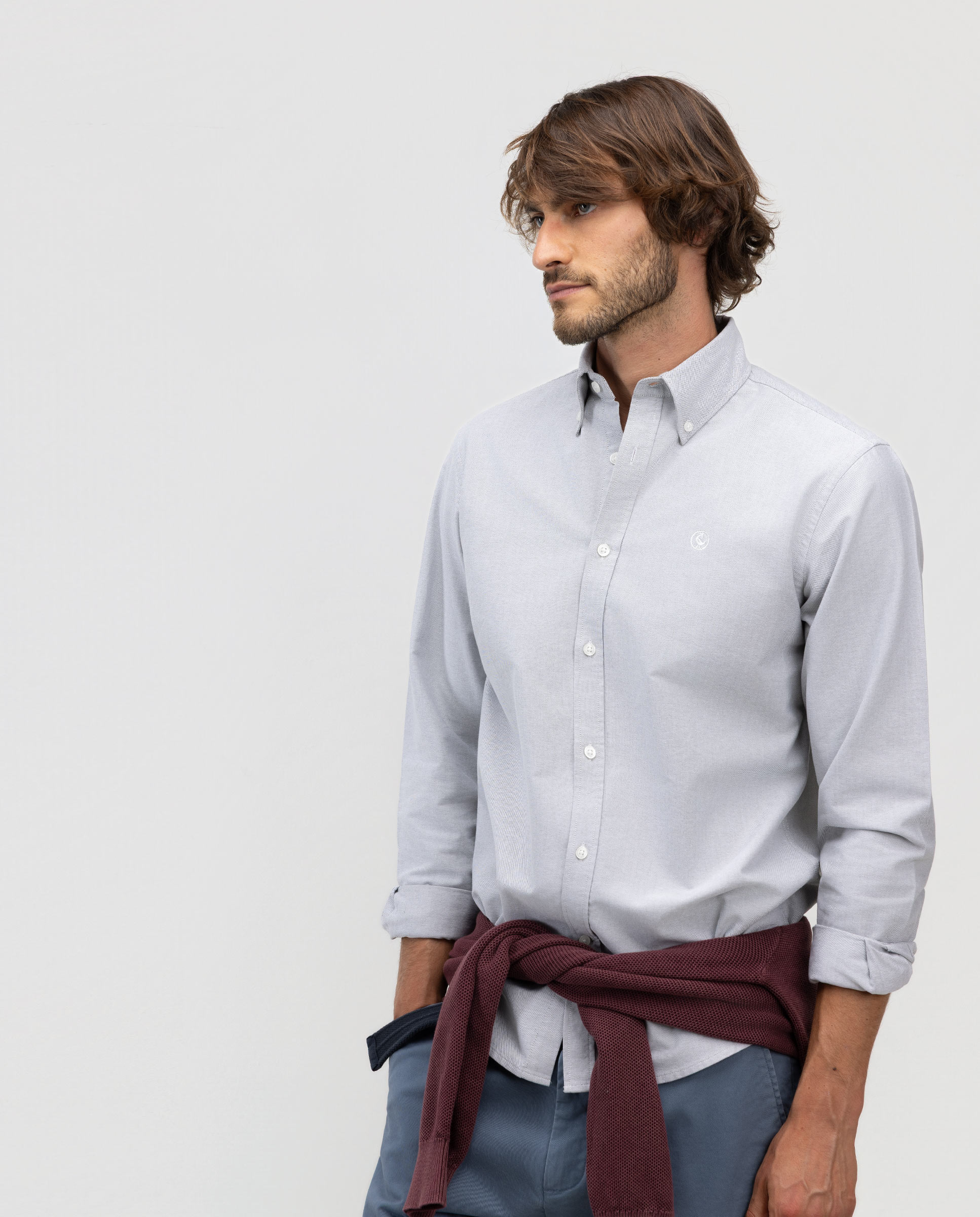 Camisa Oxford Lisa Verde-escuro-3