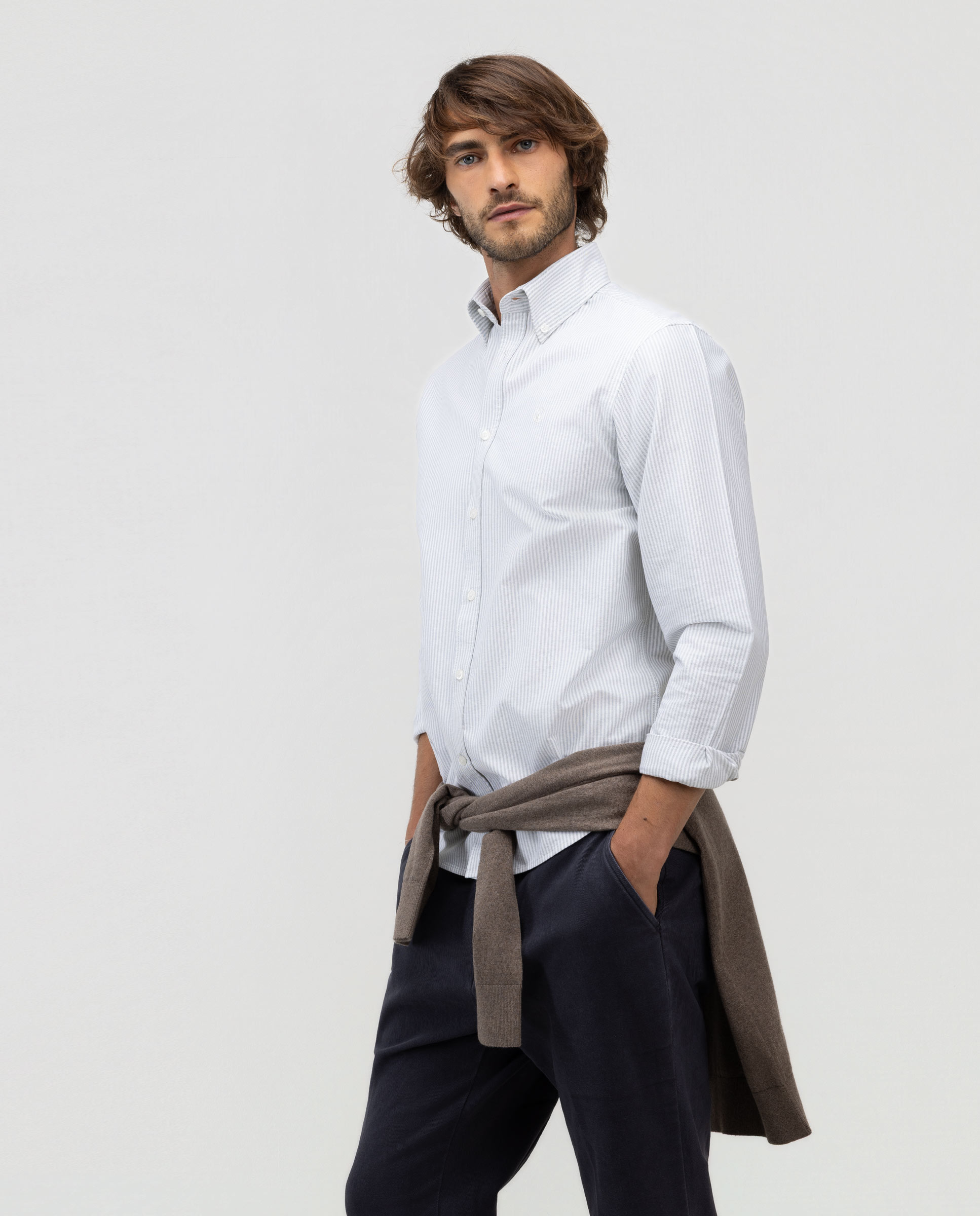 Camisa Oxford Yale Verde-3