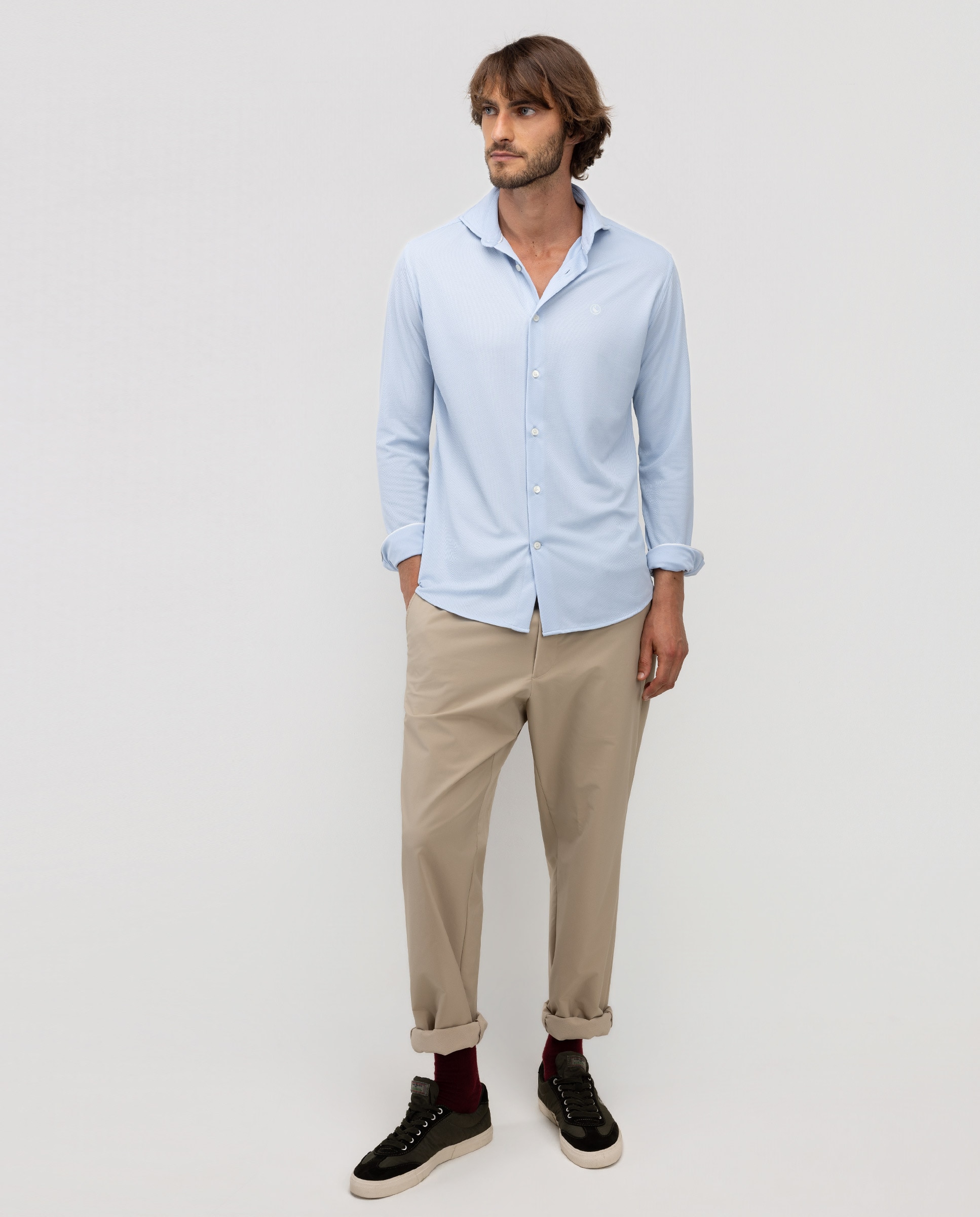 Camisa Sepiia Lisa Azul-celeste-2