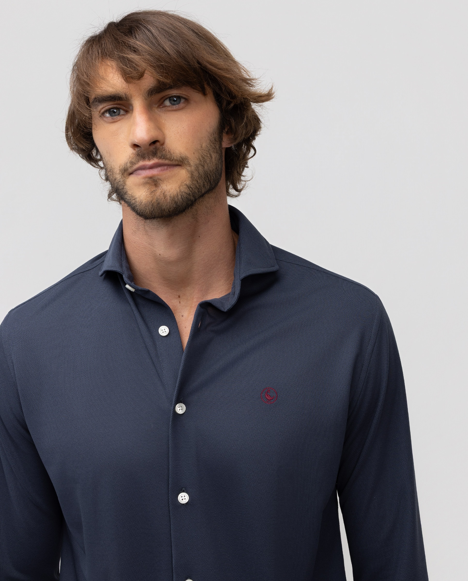 Camisa Sepiia Lisa Azul-marinho-4