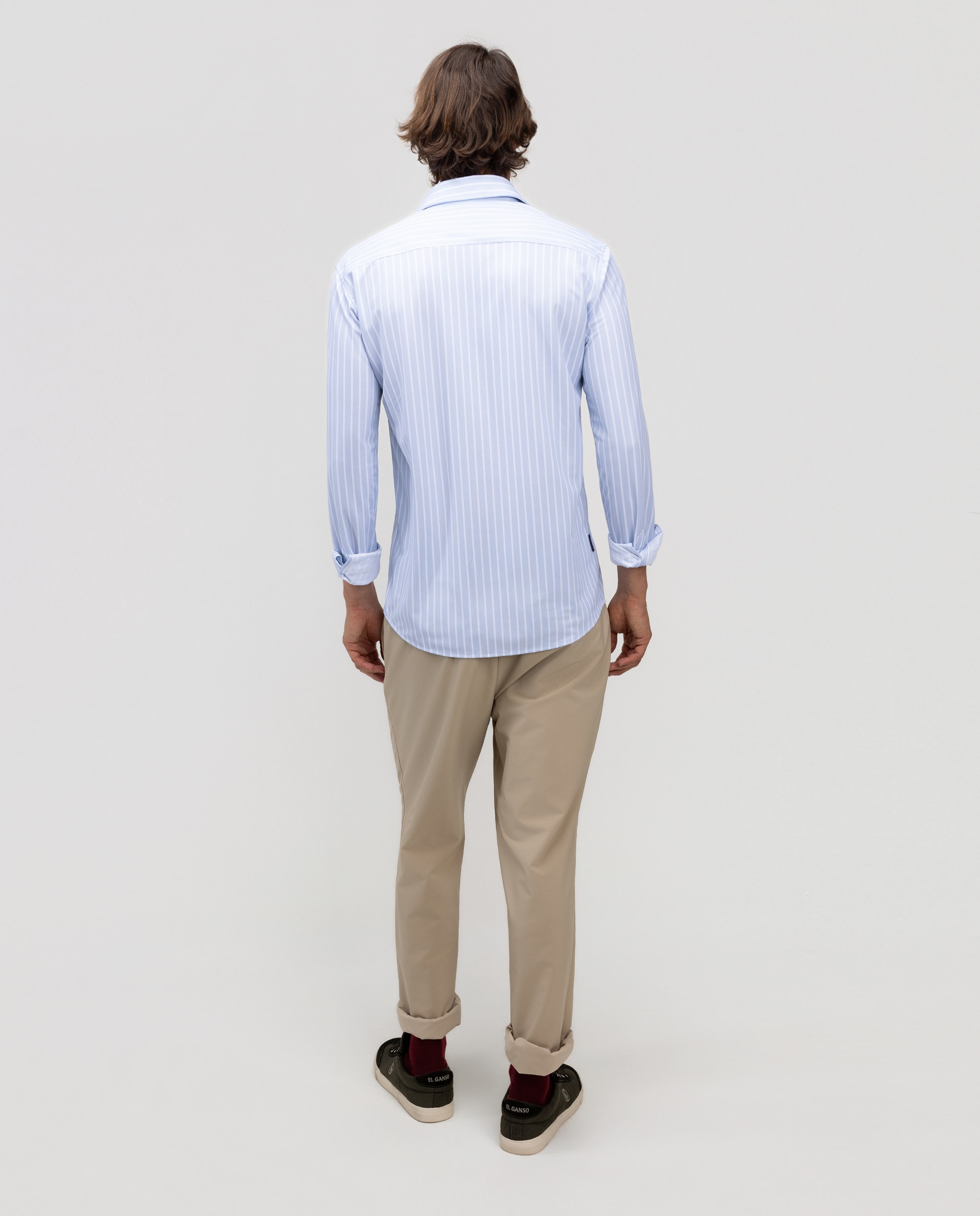 Camisa Sepiia Às Riscas Butcher Azul-4