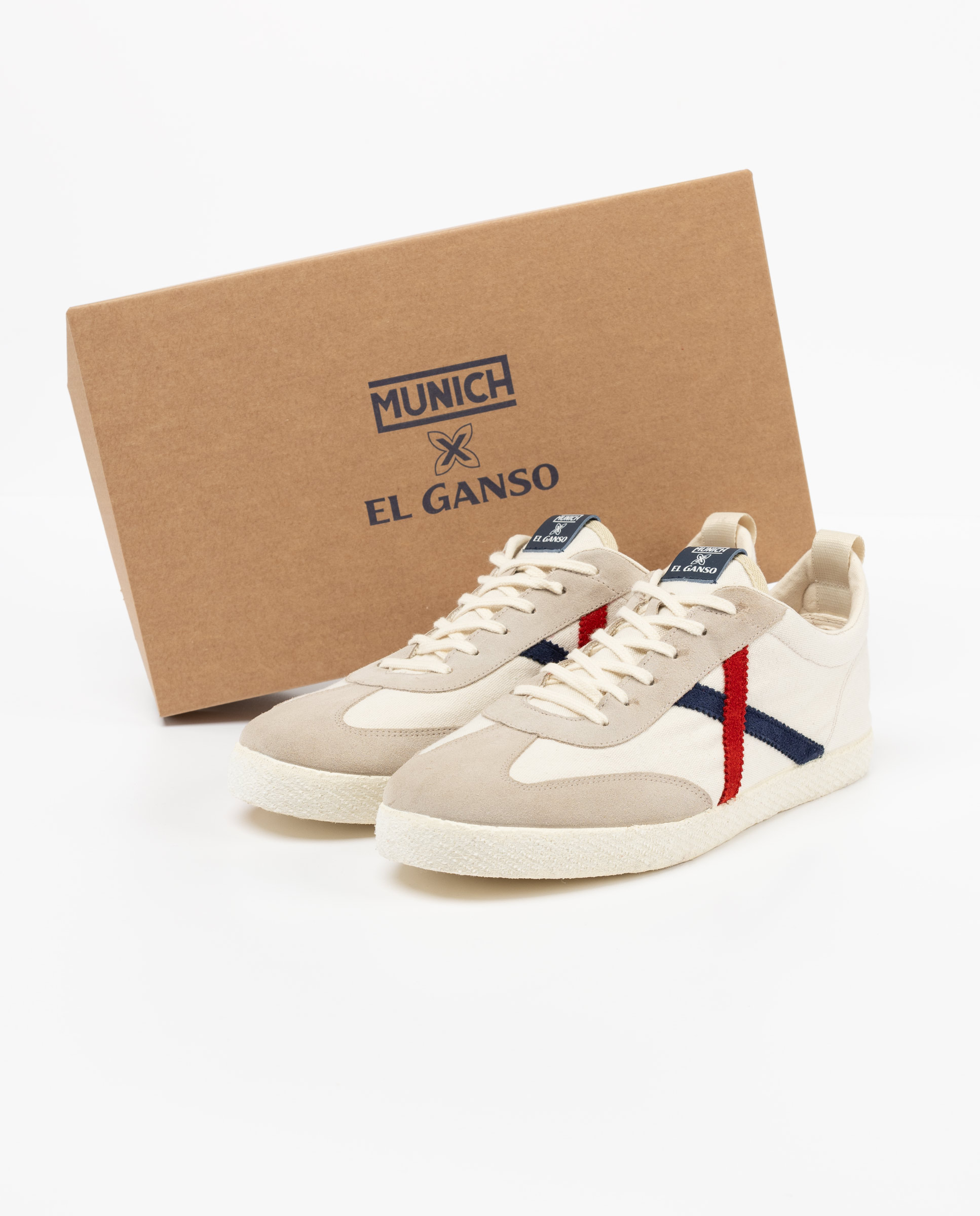 Sapatilhas Retro de Algodão Canvas Cru-2