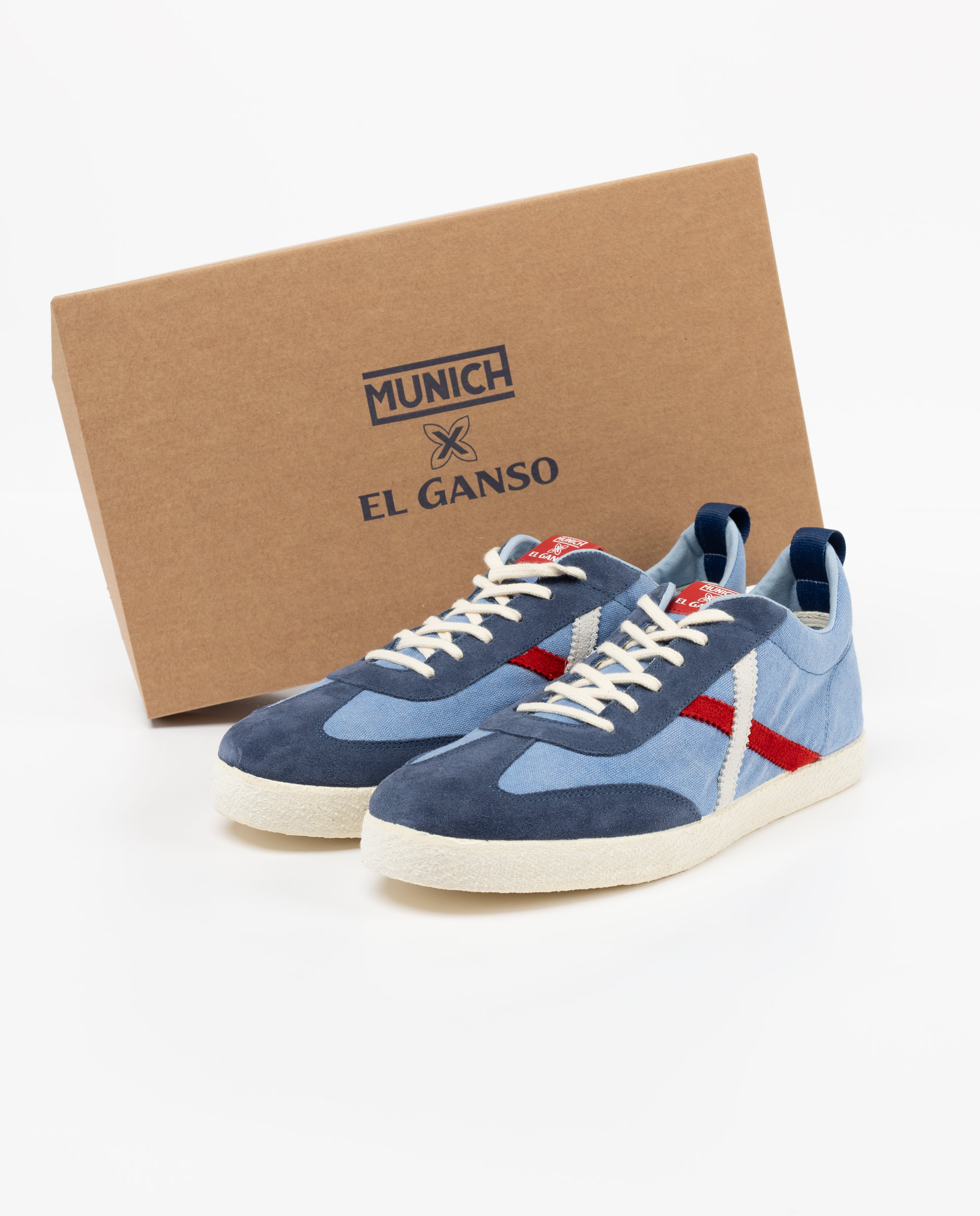 Sapatilhas El Ganso X Munich Azul-2