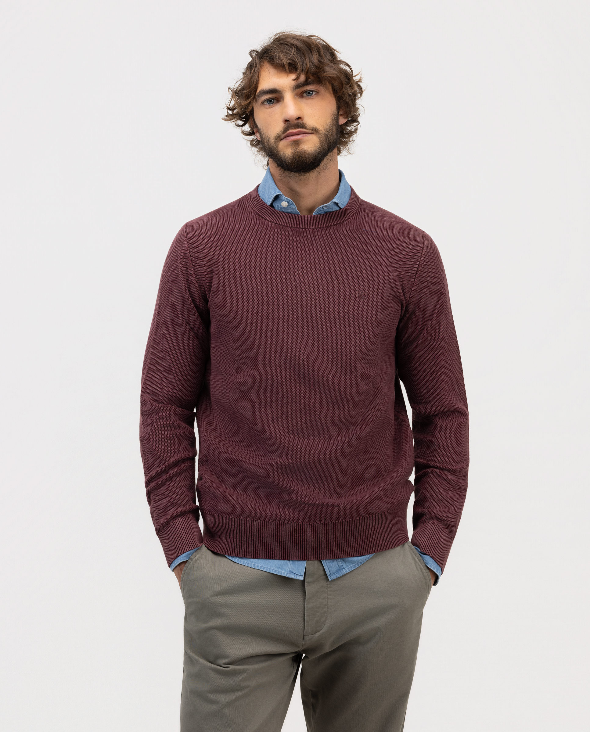 Imagem 0 de Camisola com Estrutura Garment Dyed