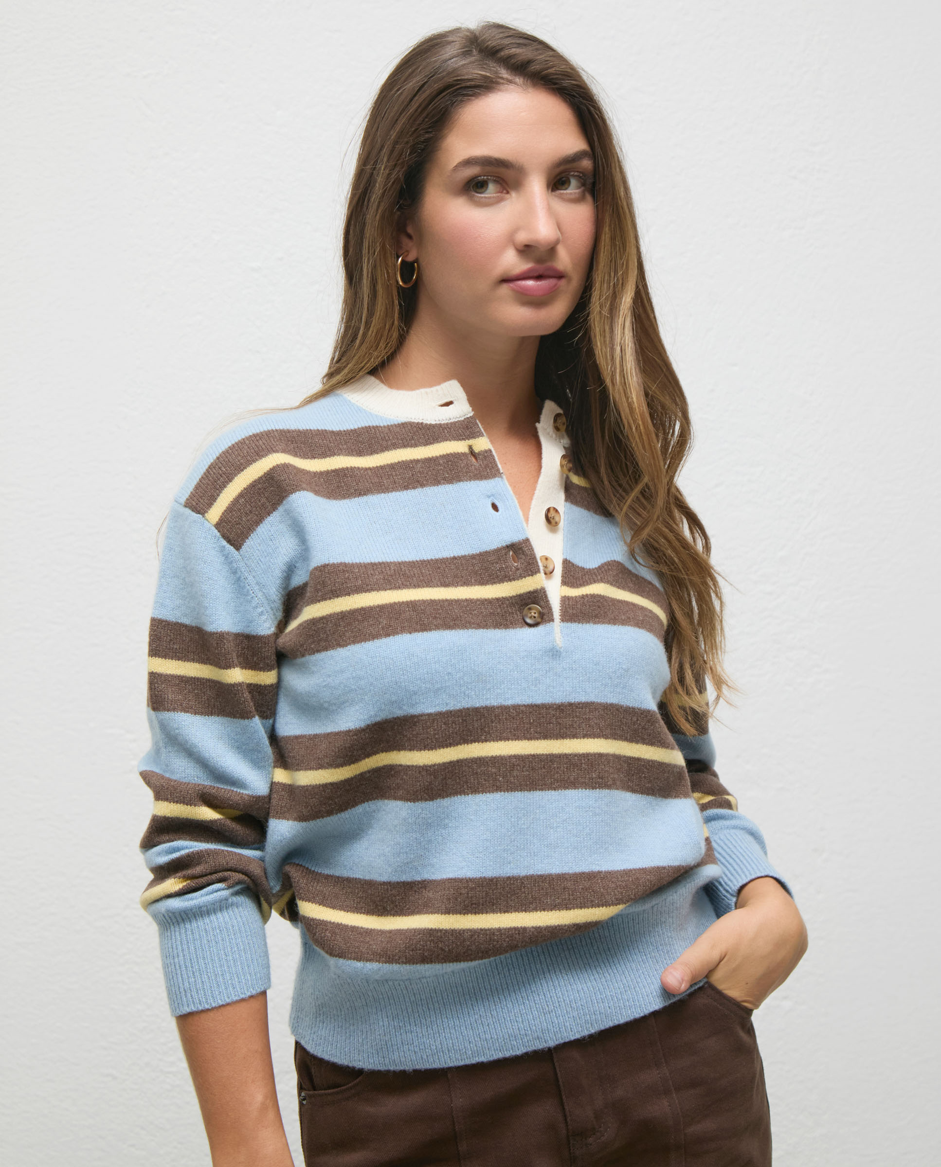 Camisola Às Riscas Paige Azul-celeste-4