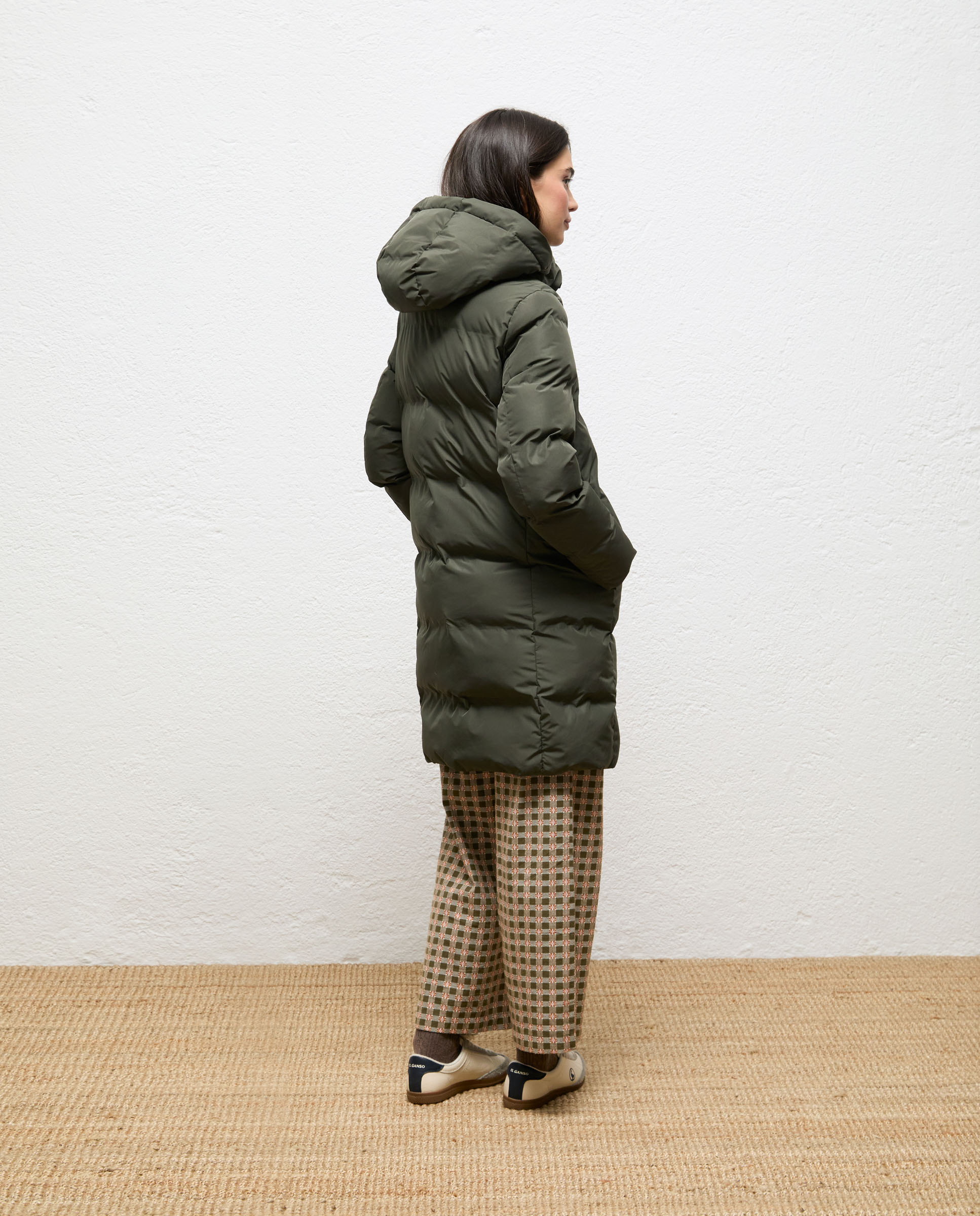 Sobretudo Acolchoado Bluma Verde-militar-3