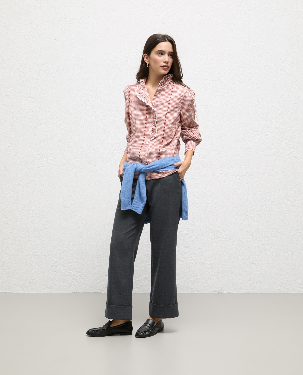 Imagem 0 de Camisa Aos Quadrados Vichy Megan