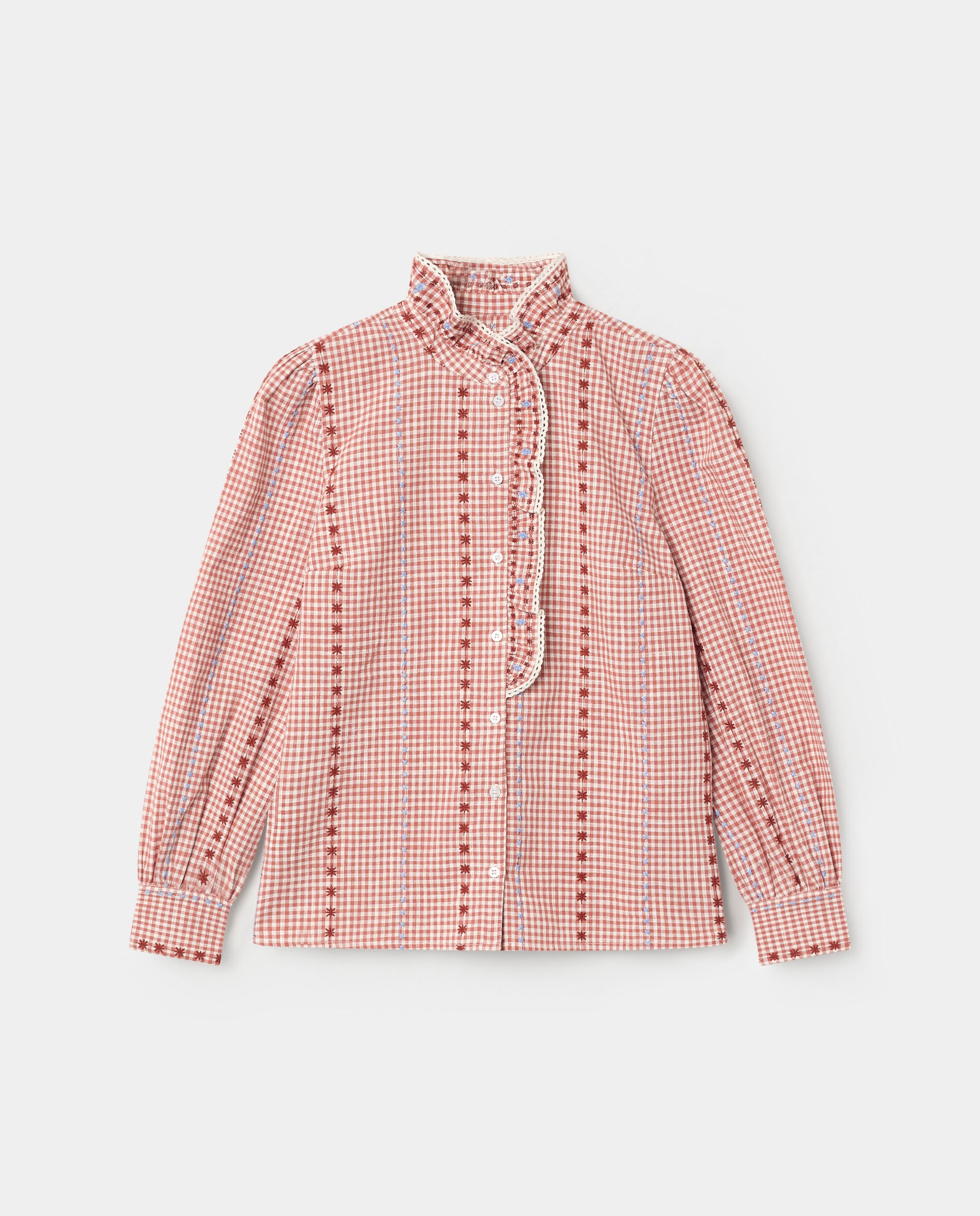 Camisa Aos Quadrados Vichy Megan Telha-4