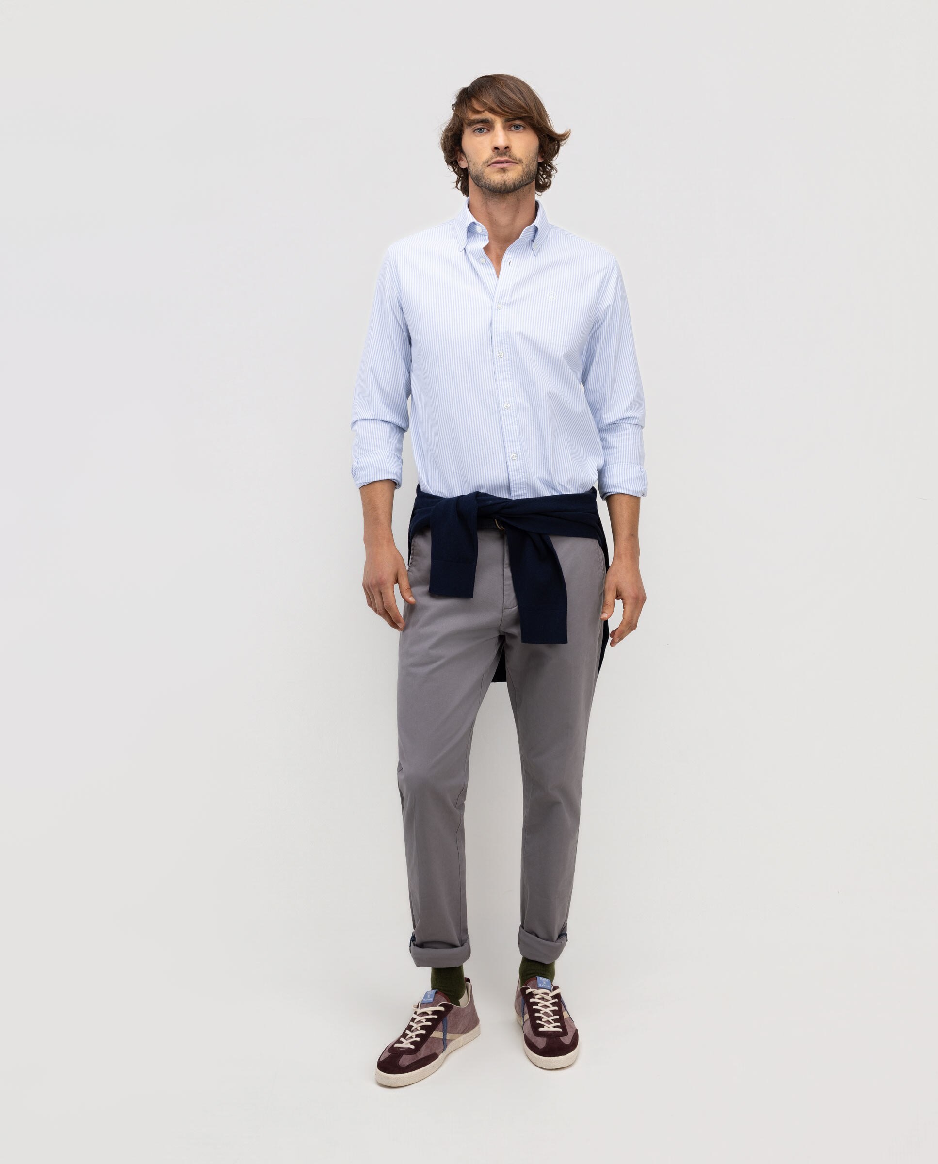 Camisa Básica Oxford Yale Azul-celeste-2