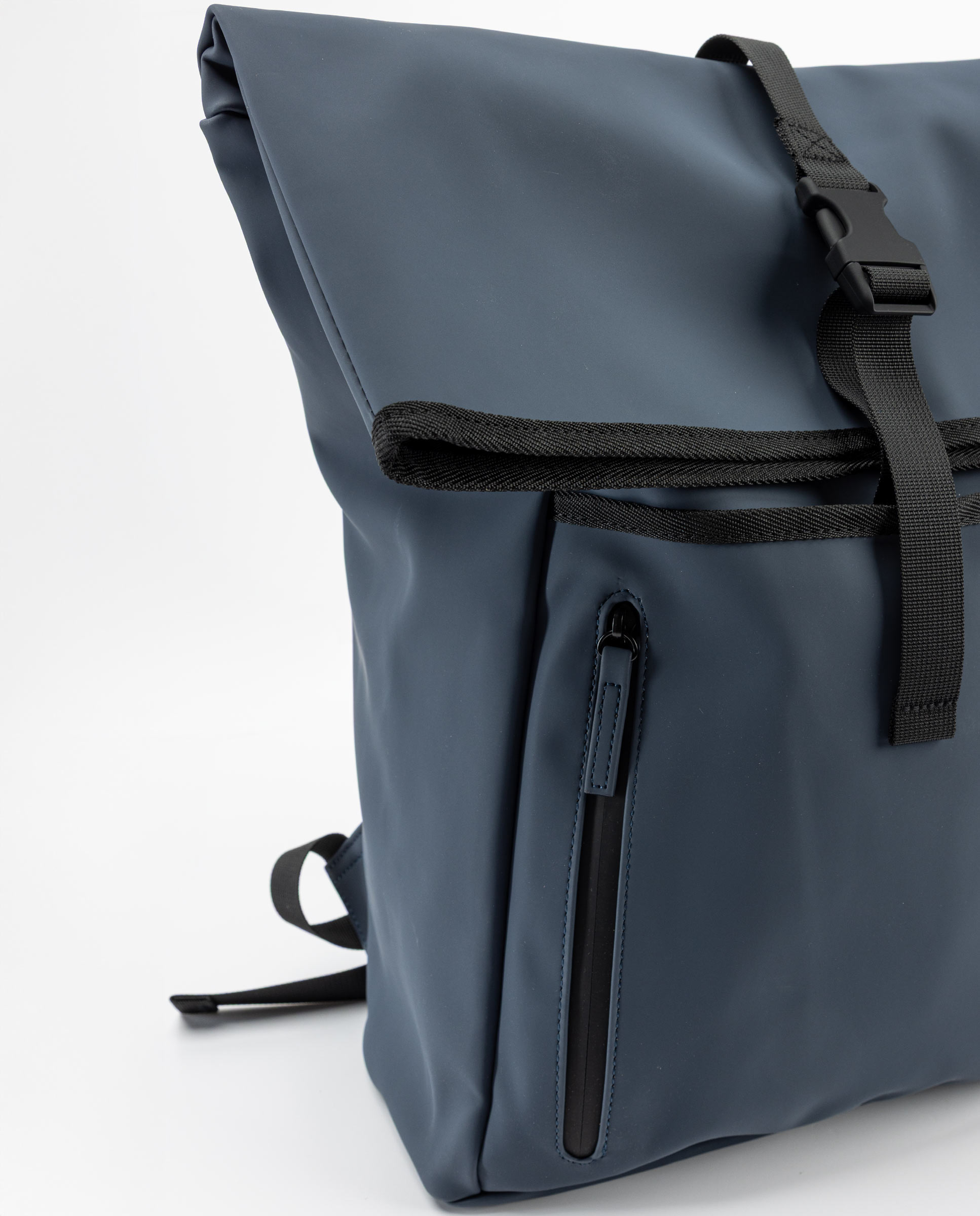 Mochila Engomada Lisa Azul-marinho-3