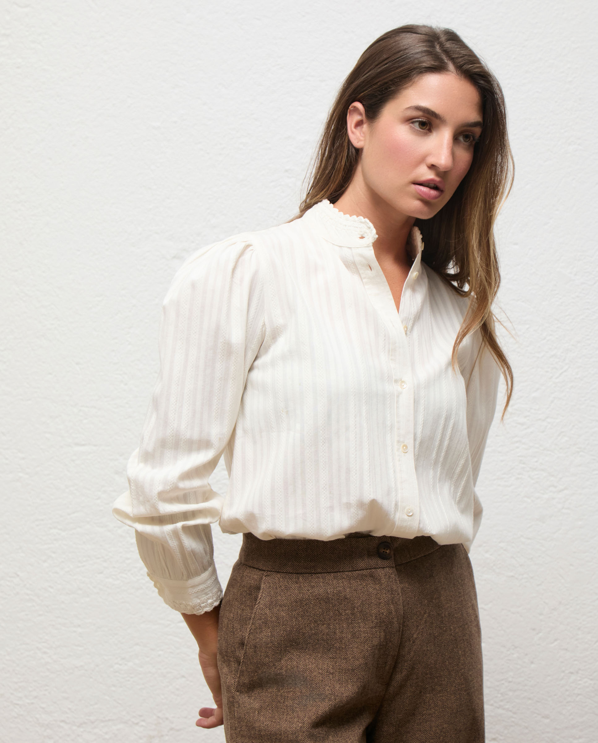 Camisa de Crochet Matilda Matilda Cru-2