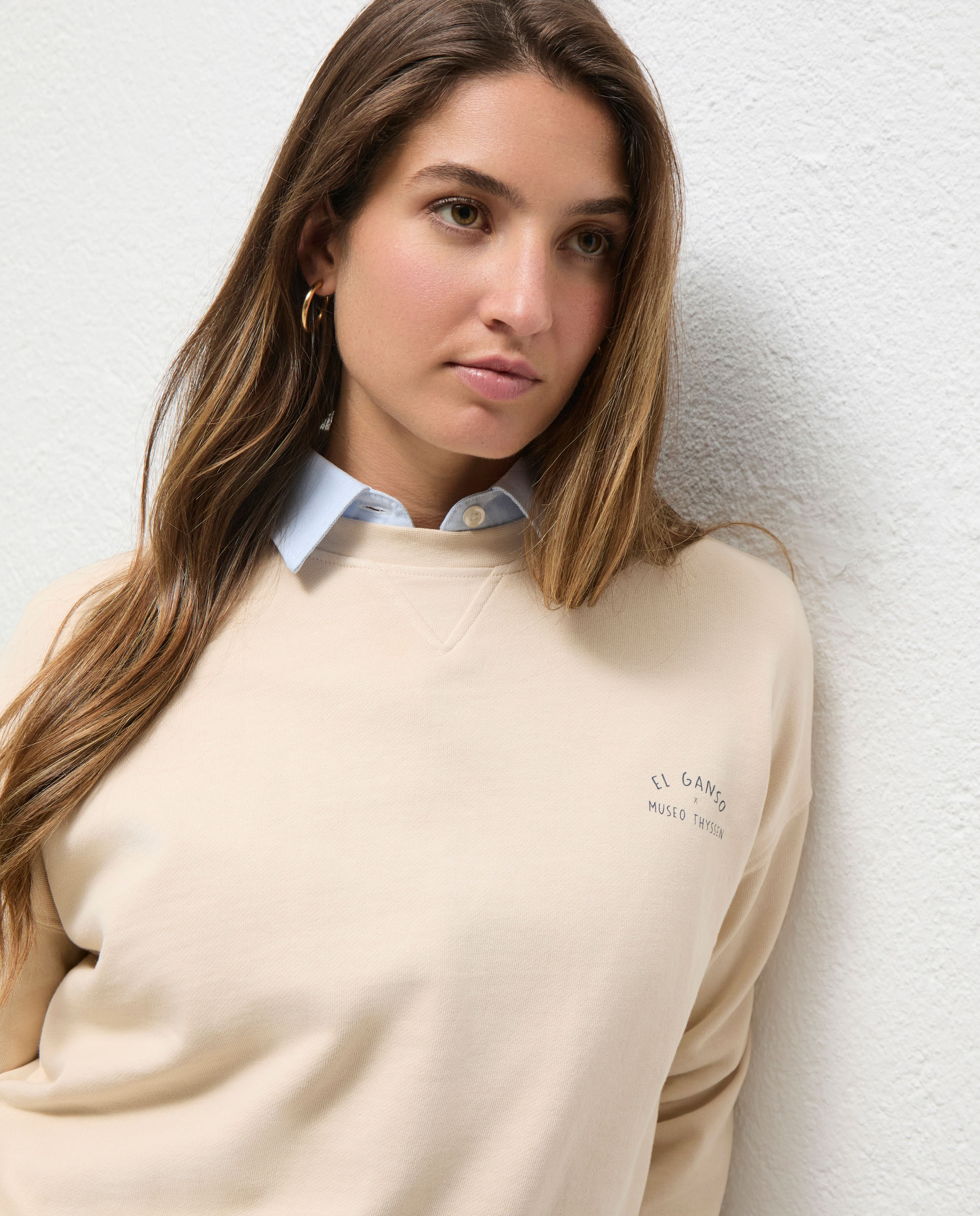 Sweatshirt X Museo Thyssen com Estampado Bailarinas Cru-2
