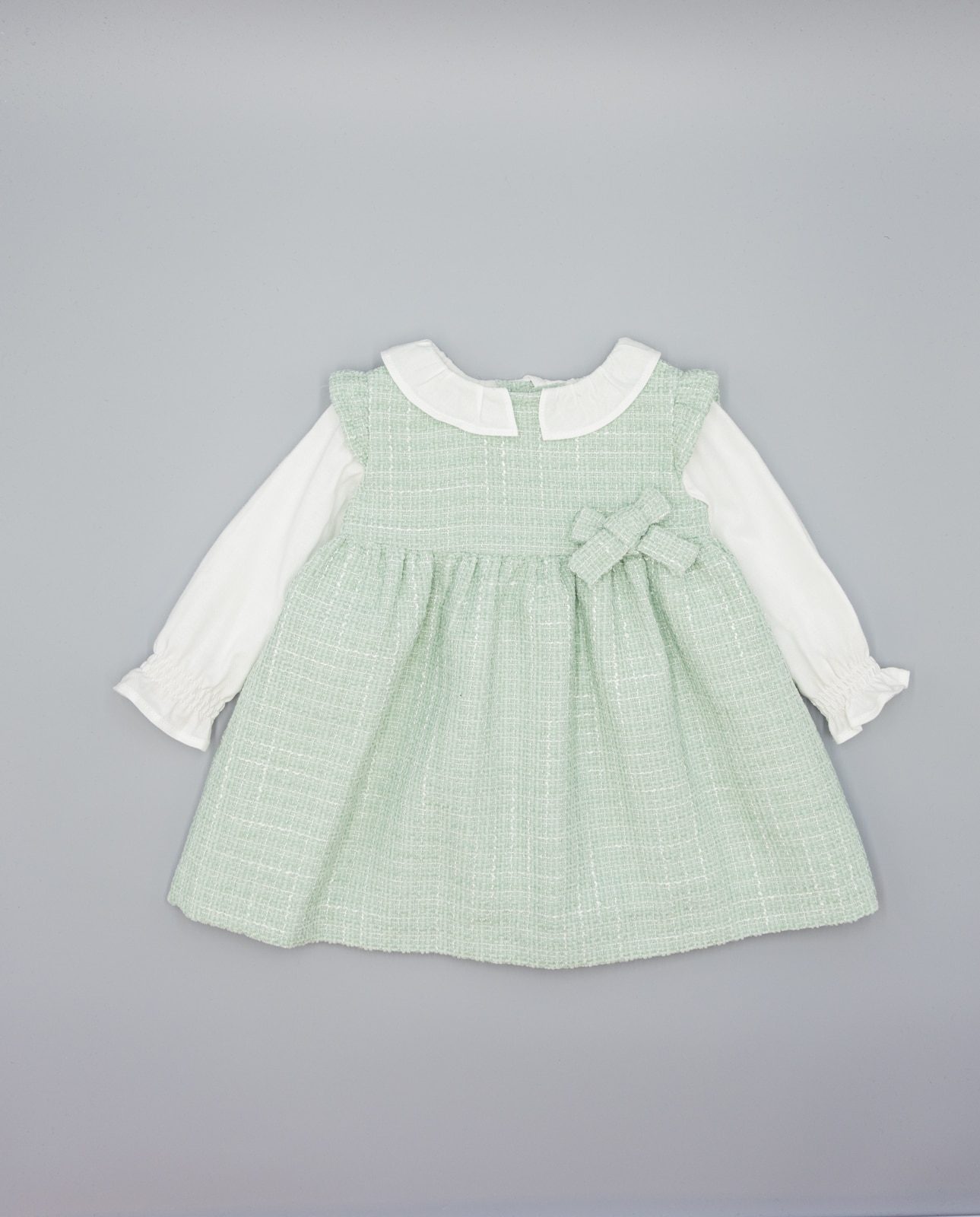 Imagem 0 de Vestido para Bebé com Mangas e Gola Viella