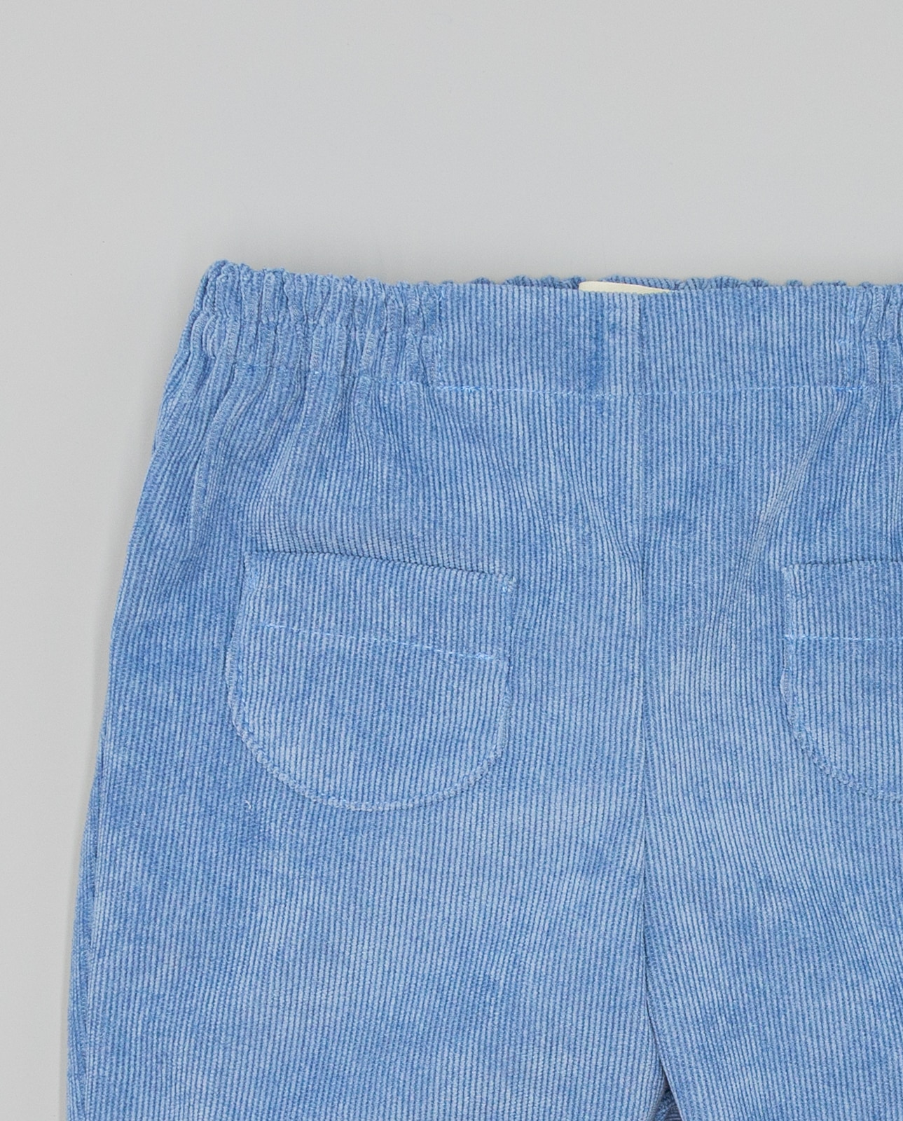 Calças de Bebé com Bolsos Azul-3