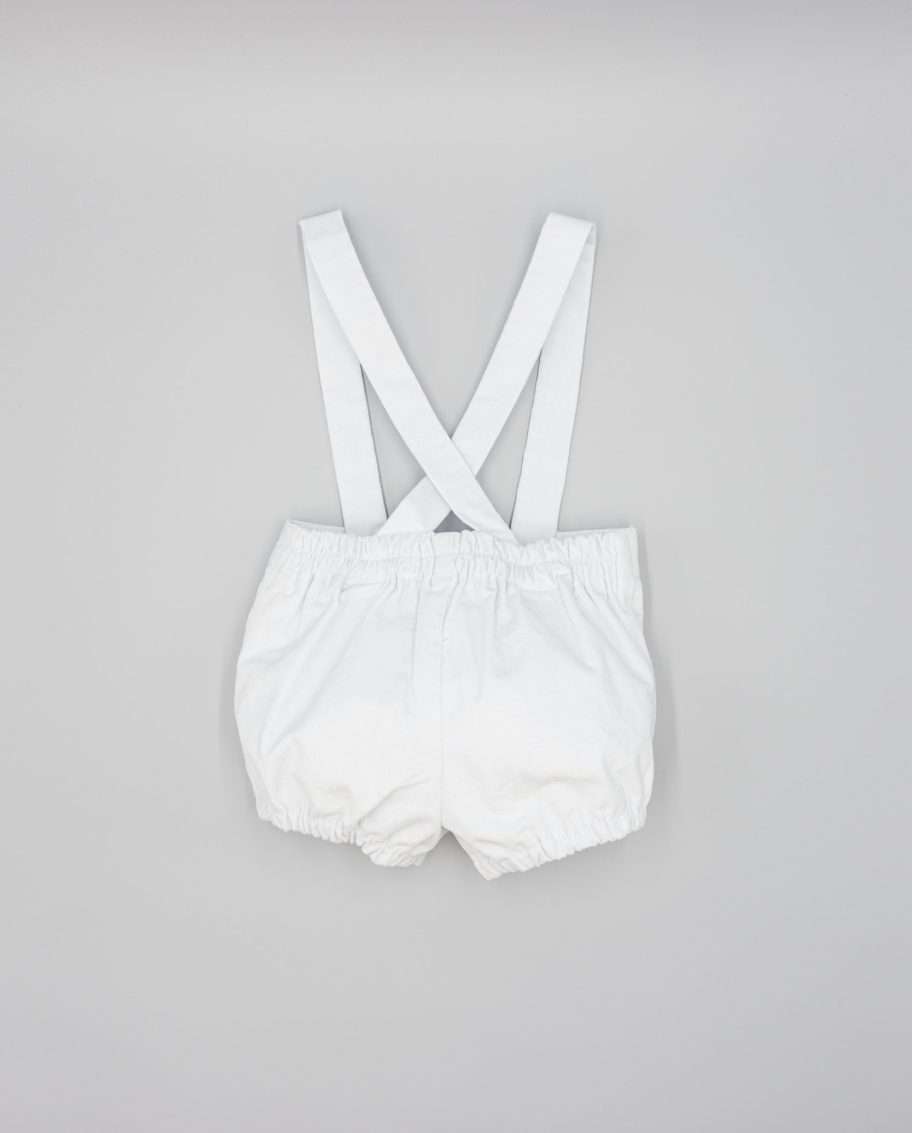 Bermudas para Bebé com Alças Azul-claro-2