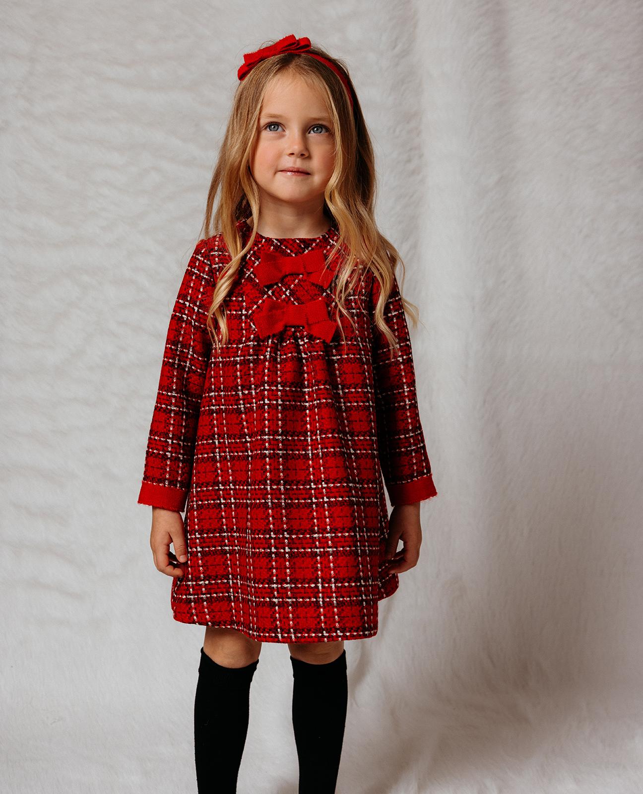 Vestido Infantil Vermelho-5