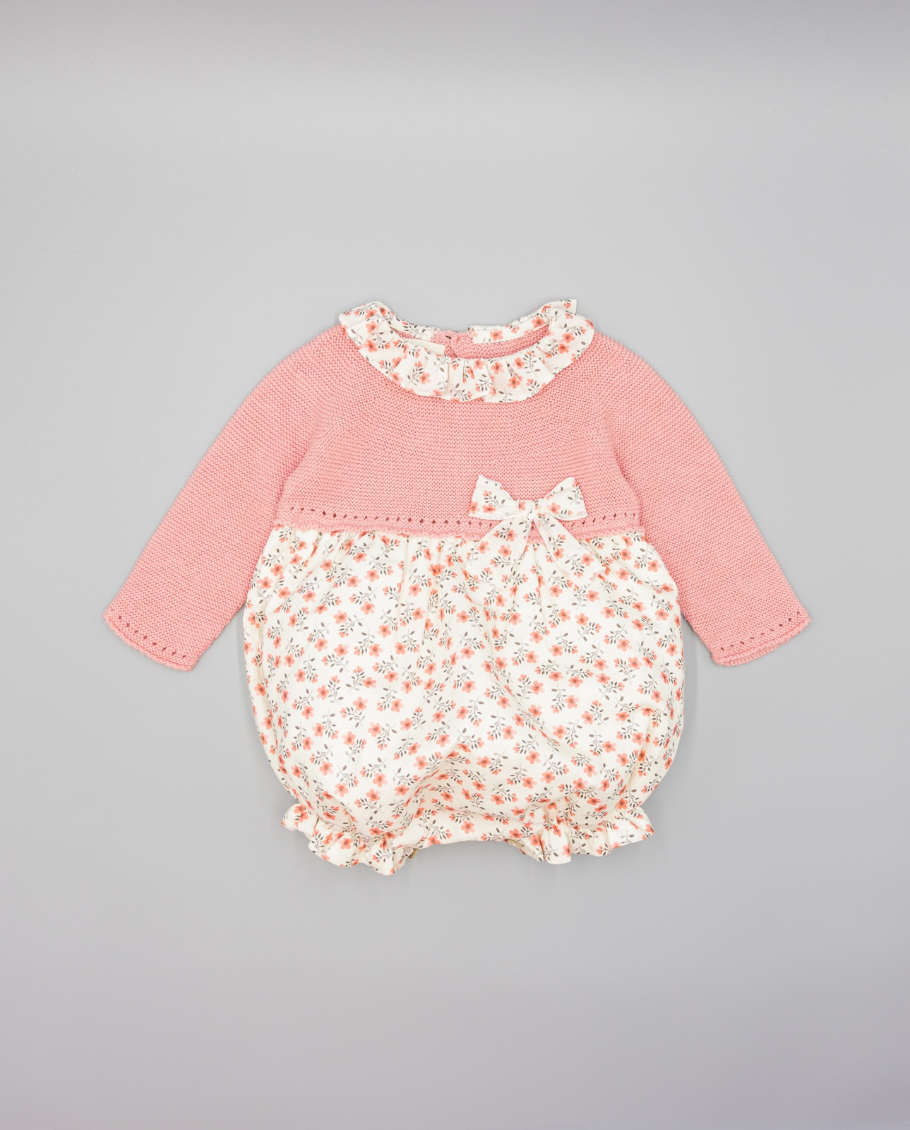 Imagem 0 de Babygrow para Bebé com Corpo de Malha e Laço