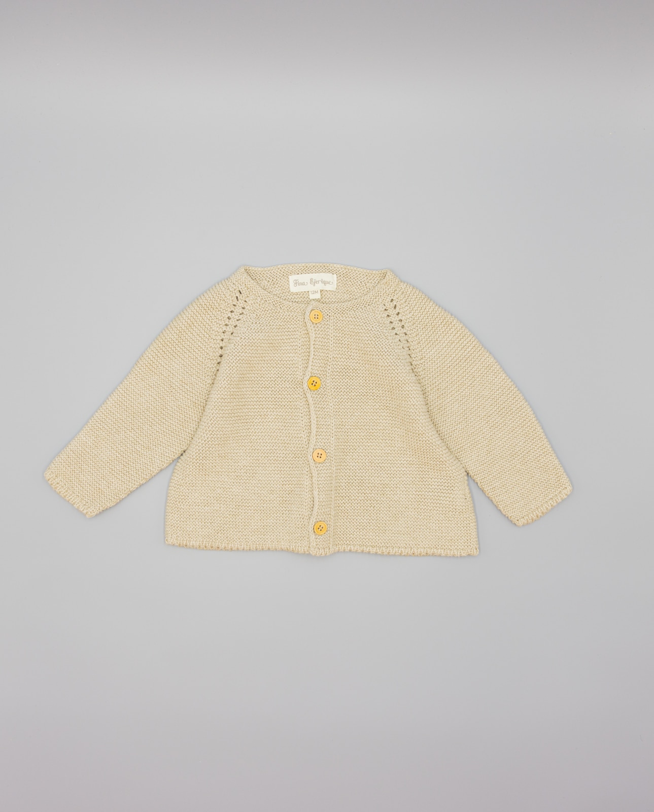 Imagem 0 de Casaco para Bebé de Malha com Botões Madeira