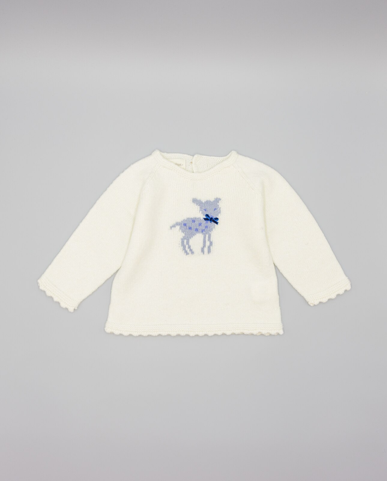 Imagem 0 de Camisola para Bebé de Malha com Veado e Laço