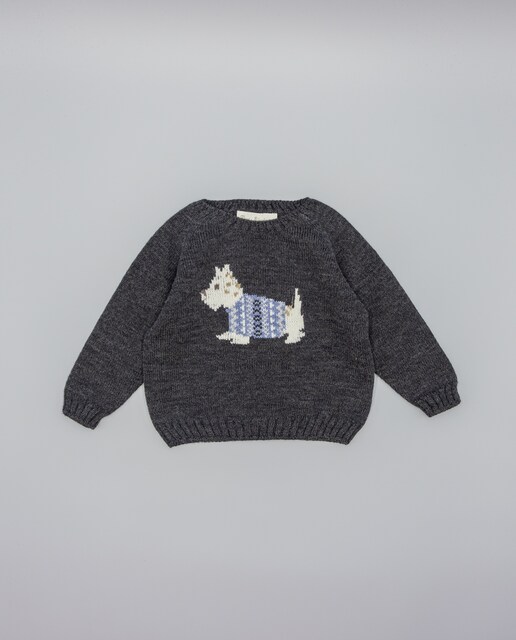 Imagem 0 de Camisola Infantil de Tricot com Cão