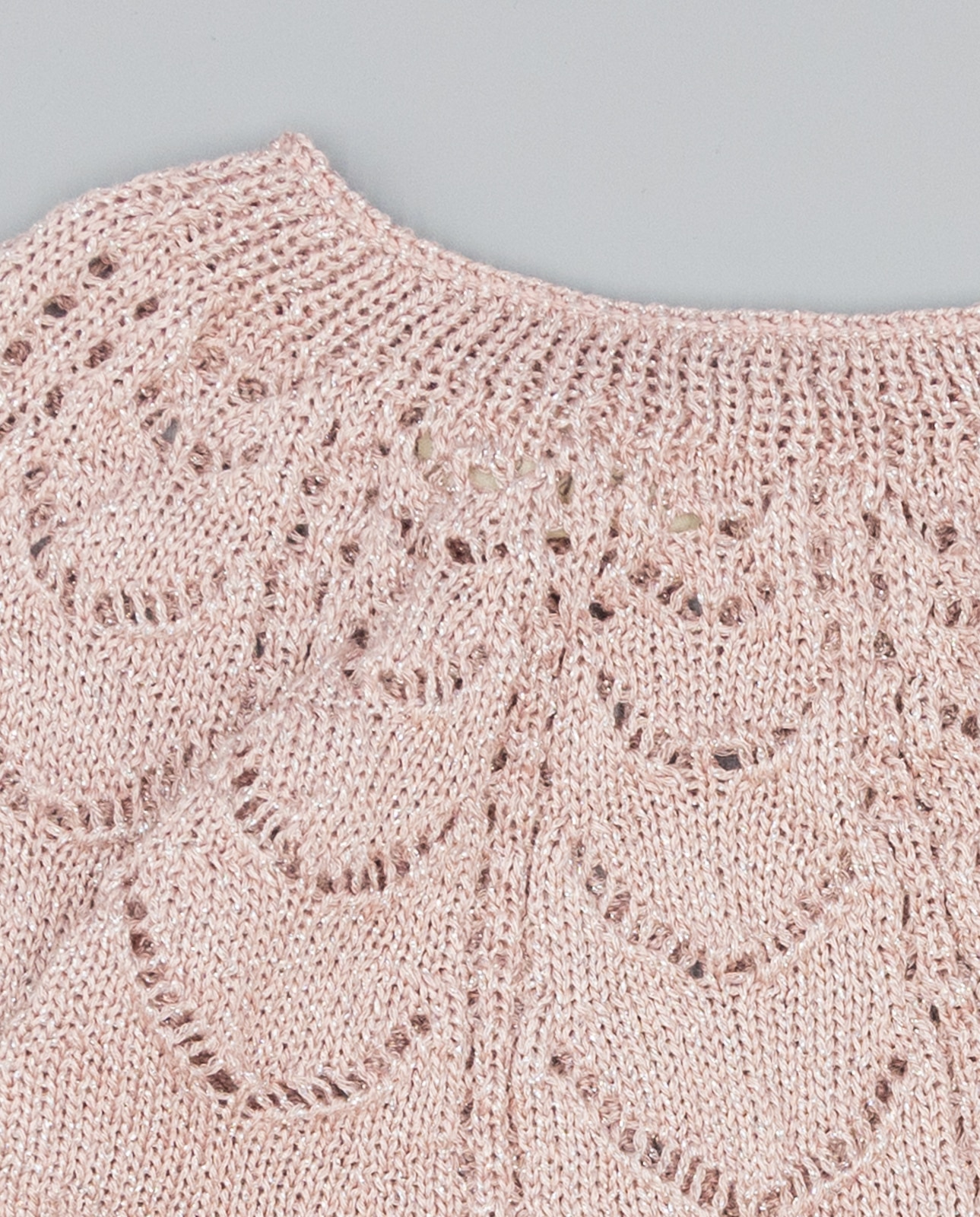 Casaco Infantil com Brilho Rosa-4