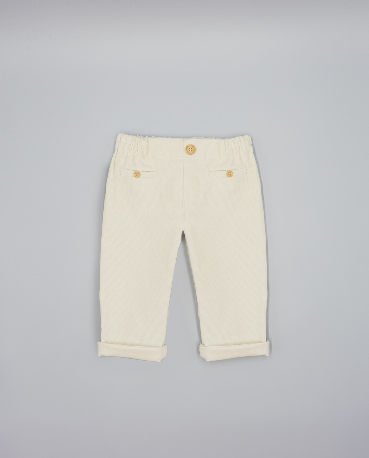 Imagem 0 de Calças Infantil com Bolsos de Ojal e Botões