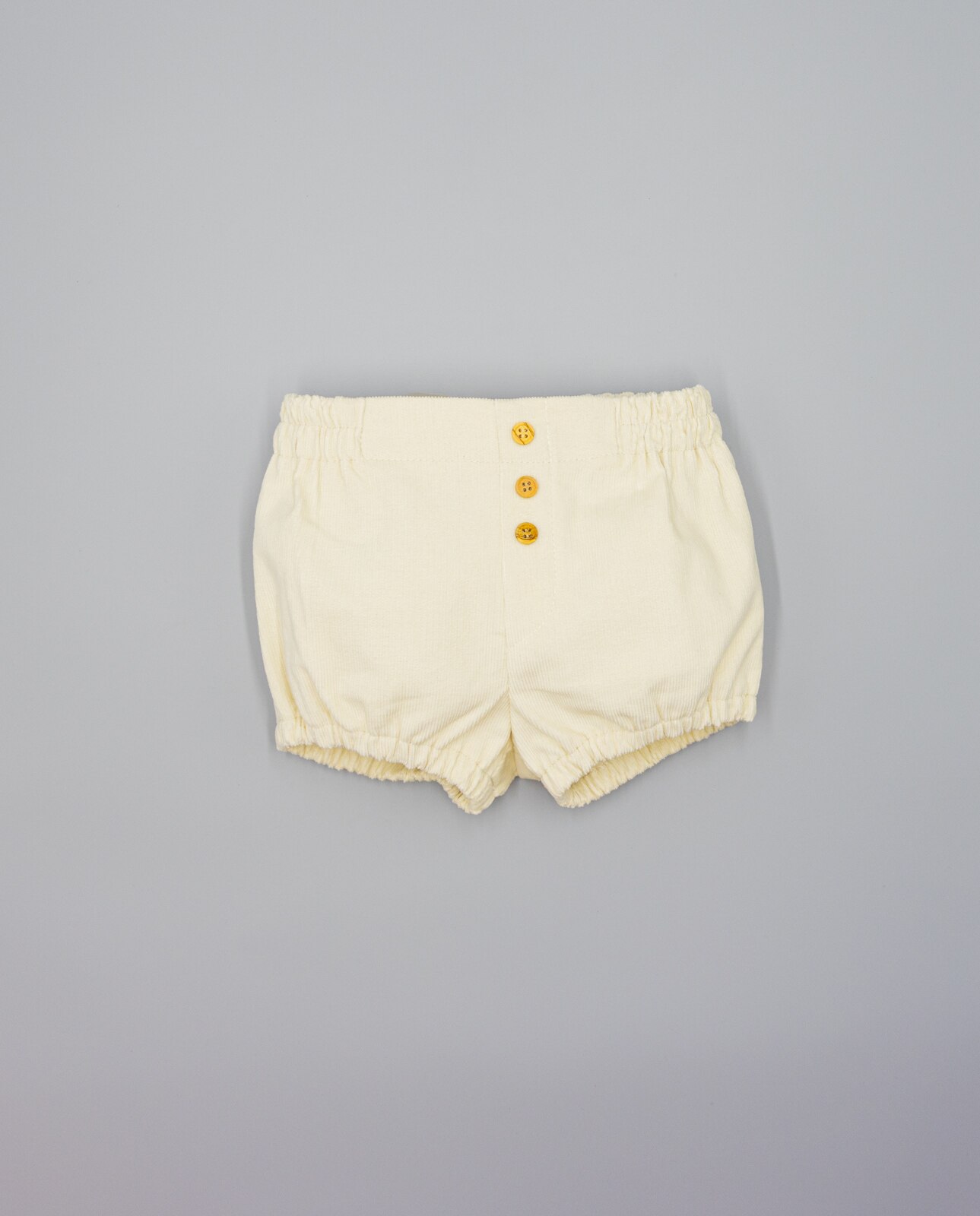 Bermudas para Bebé com Botões Bege-1