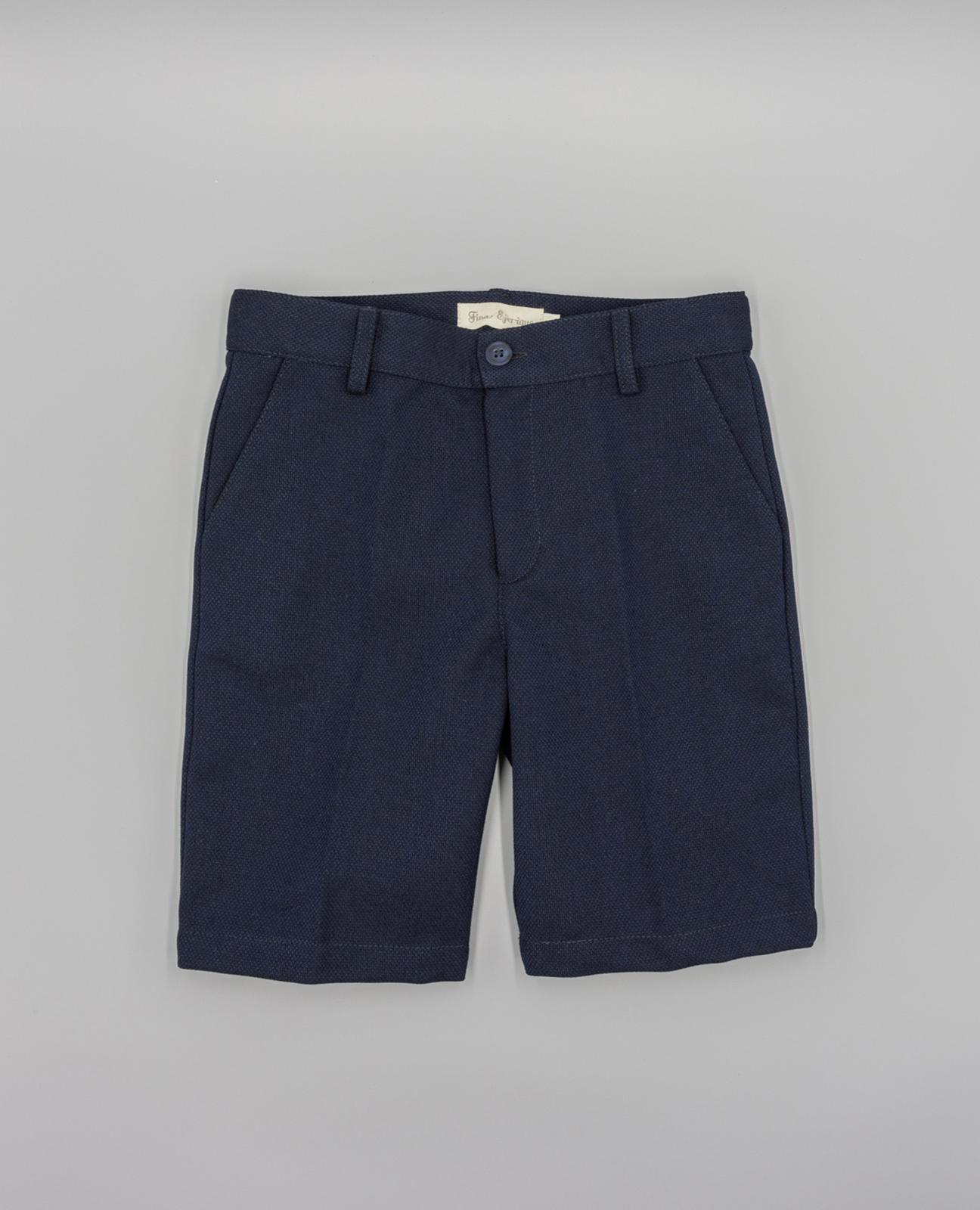 Imagem 0 de Bermudas Infantil Estruturadas de Vestir com Bolsos Ojal e Cintura Ajustável