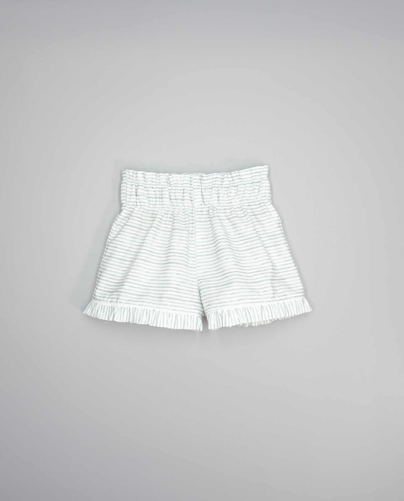 Short Infantil de Algodão Fina Ejerique Azul-claro-2