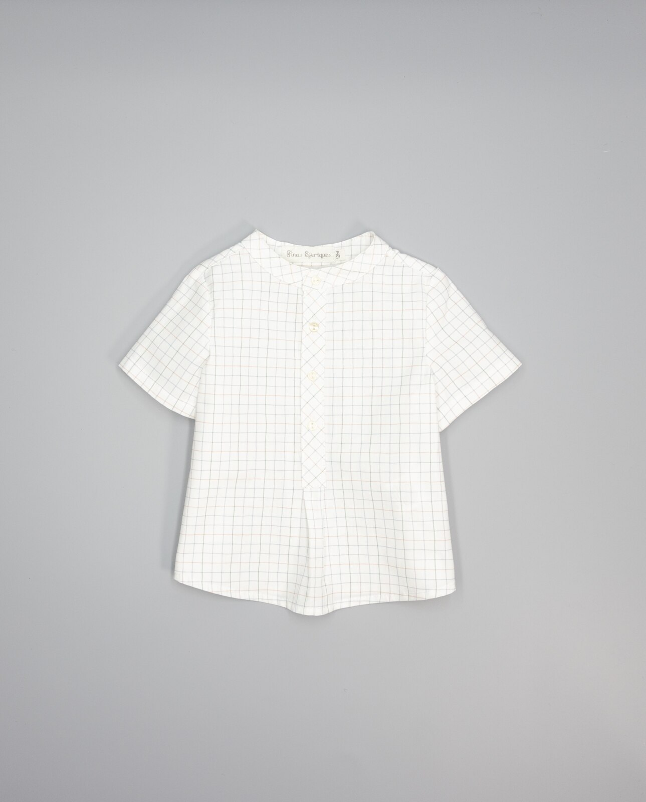 Camisa para Bebé de Algodão Fina Ejerique Cru-2