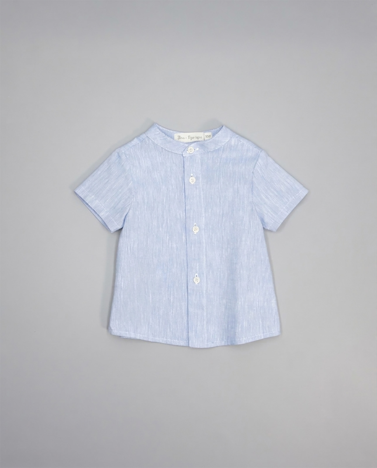 Camisa para Bebé de Algodão Fina Ejerique Azul-2