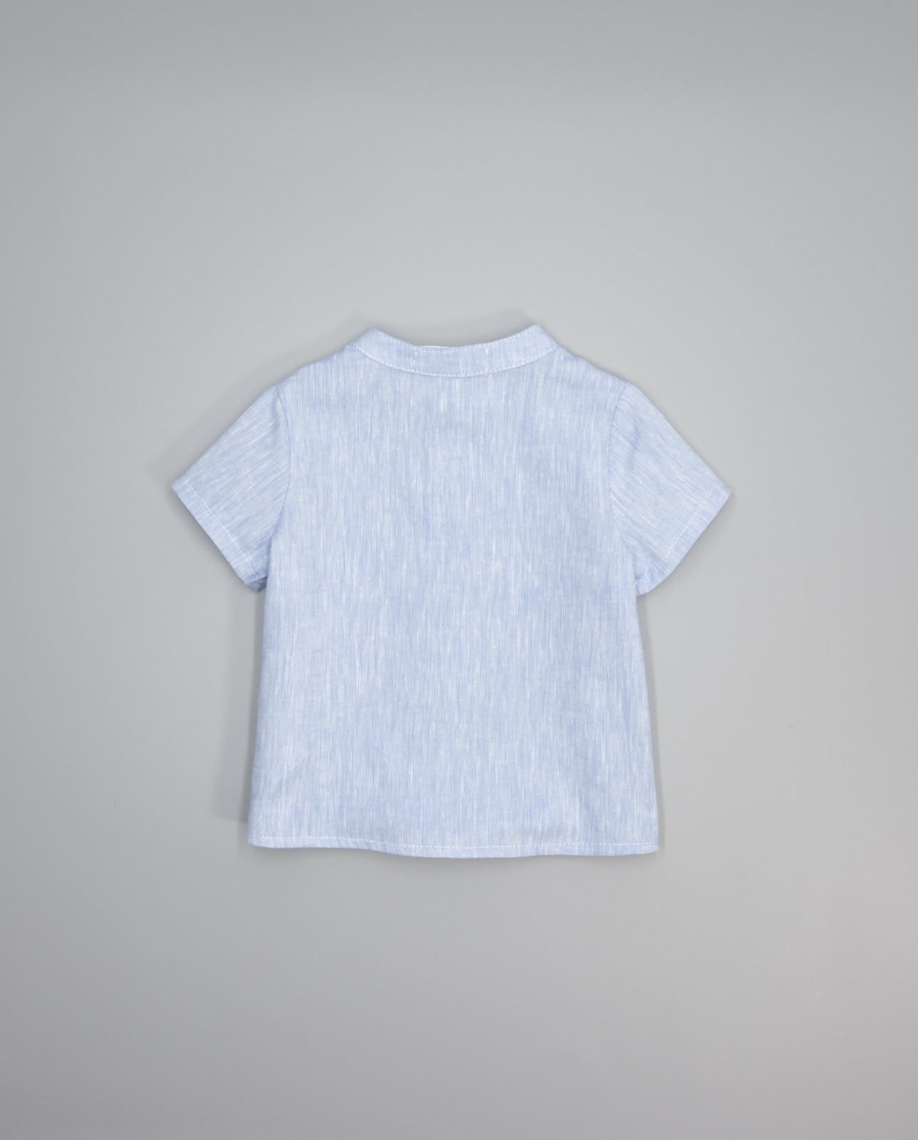 Camisa para Bebé de Algodão Fina Ejerique Azul-3