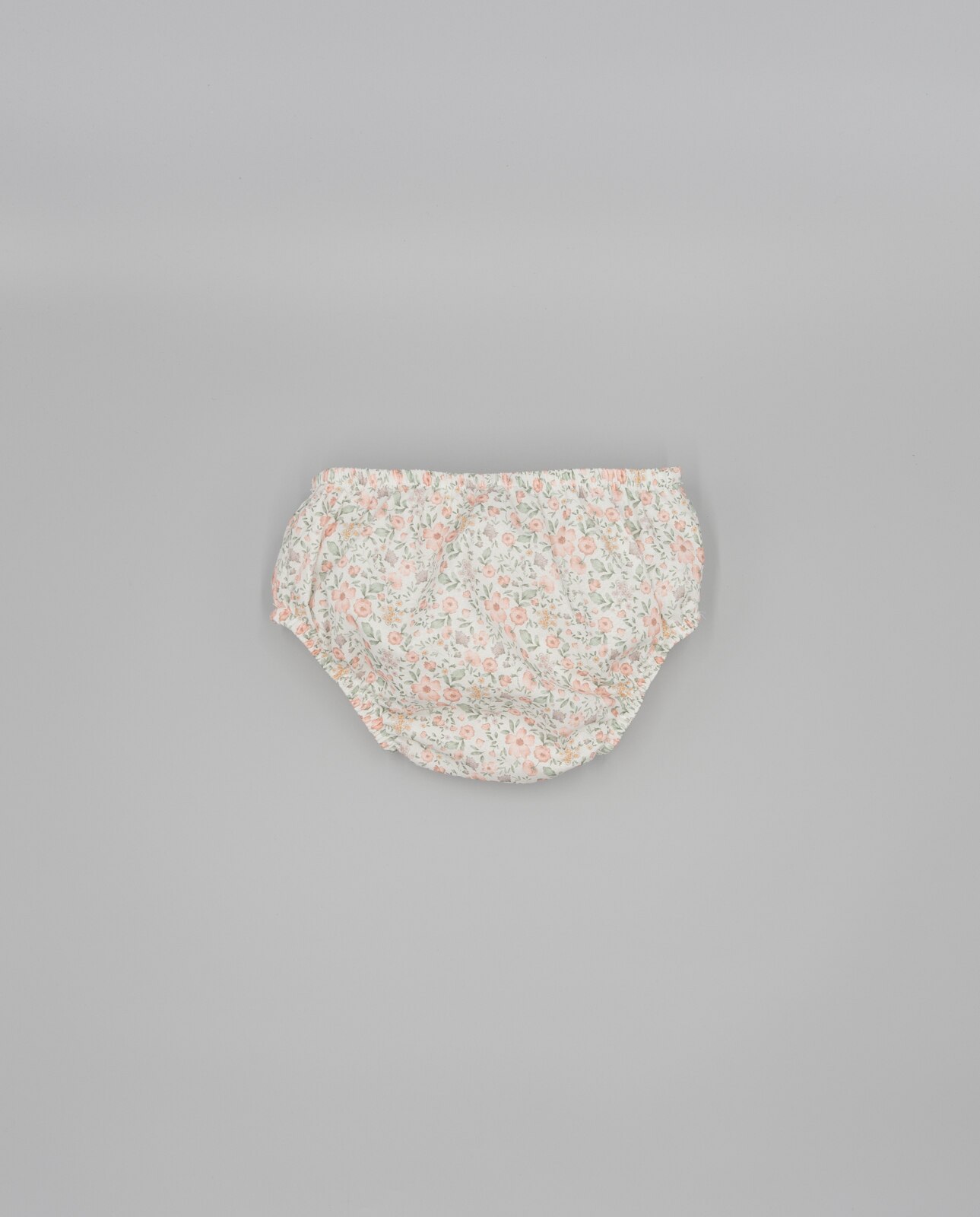 Tapa Fraldas de Bebé em Algodão com Estampado Floral Fina Ejerique Coral-2