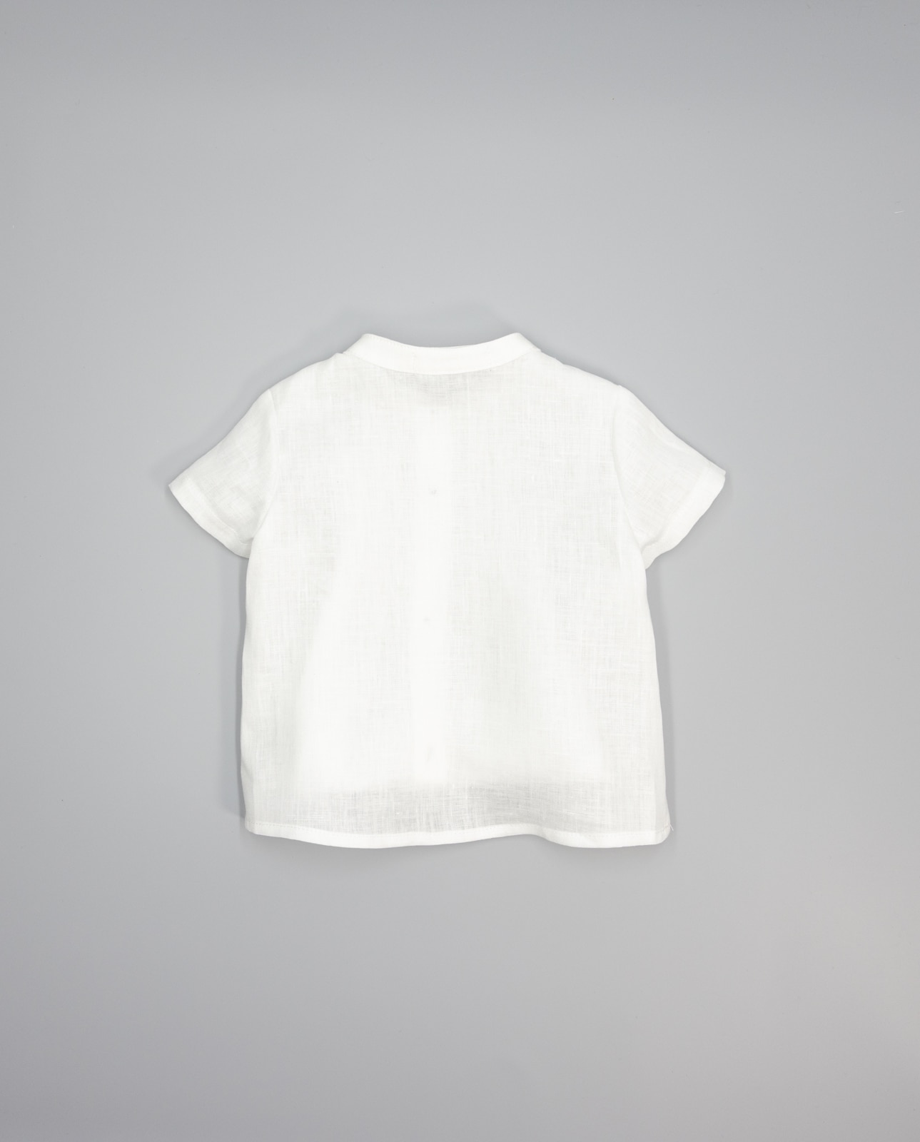 Camisa para Bebé de Algodão Fina Ejerique Branco-2