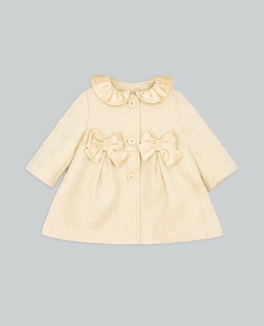 Imagem 0 de Sobretudo Infantil de Pano com Laços Veludo