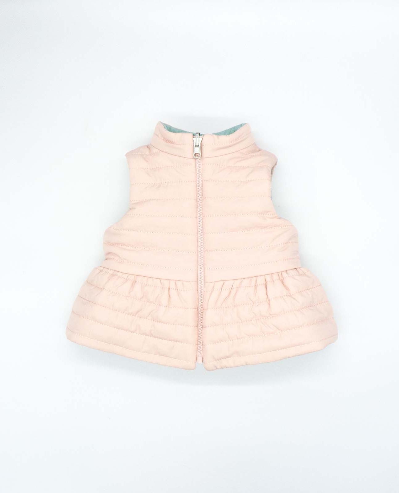 Imagem 0 de Colete Infantil Acolchoado Reversível em Duas Cores