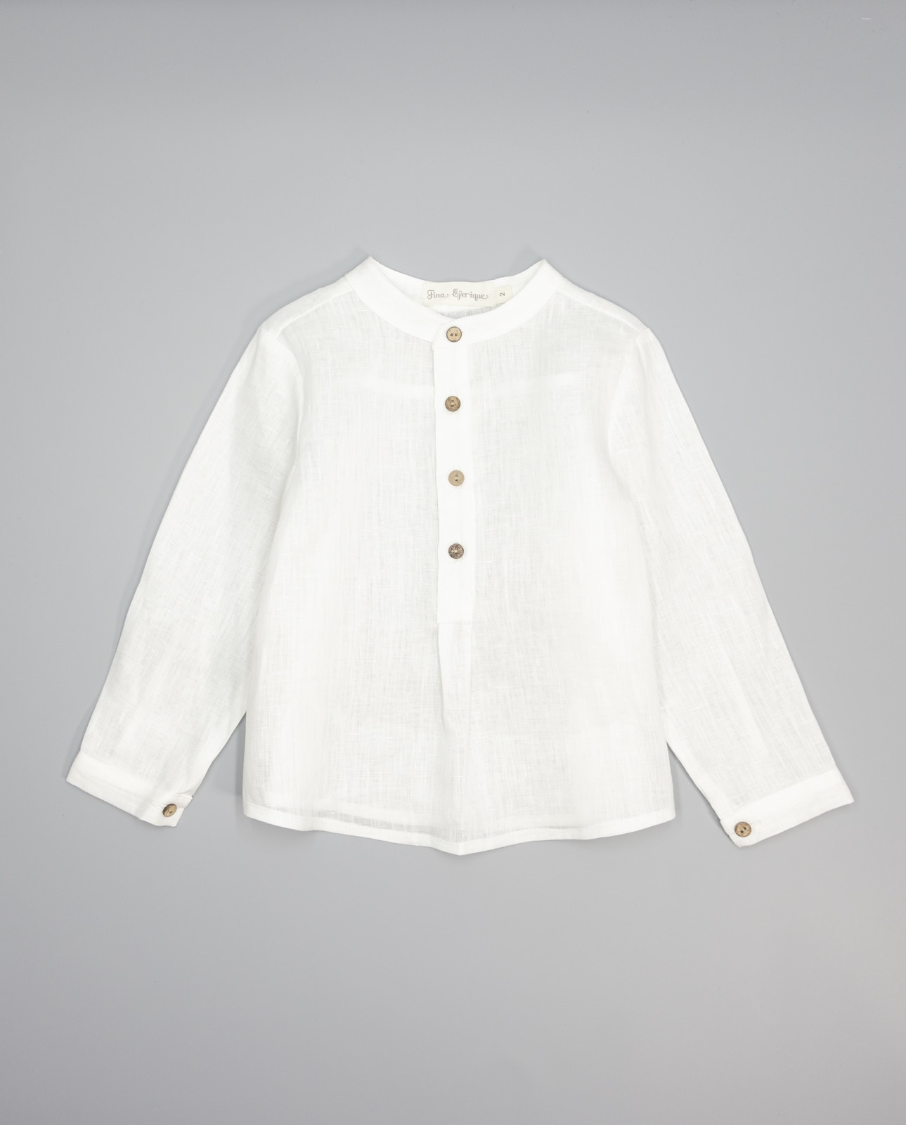 Camisa de Criança Fina Ejerique Branco-2