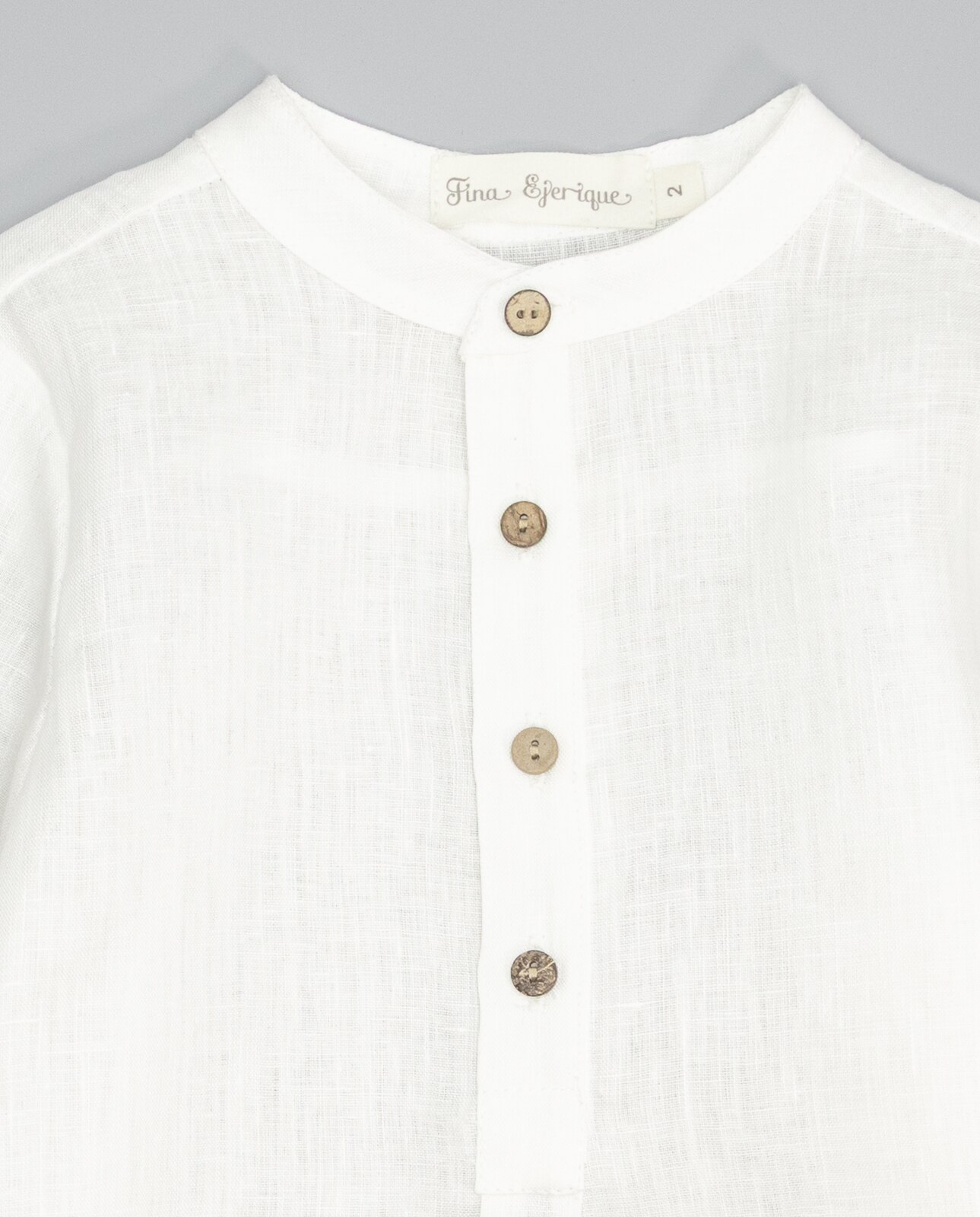 Camisa de Criança Fina Ejerique Branco-4