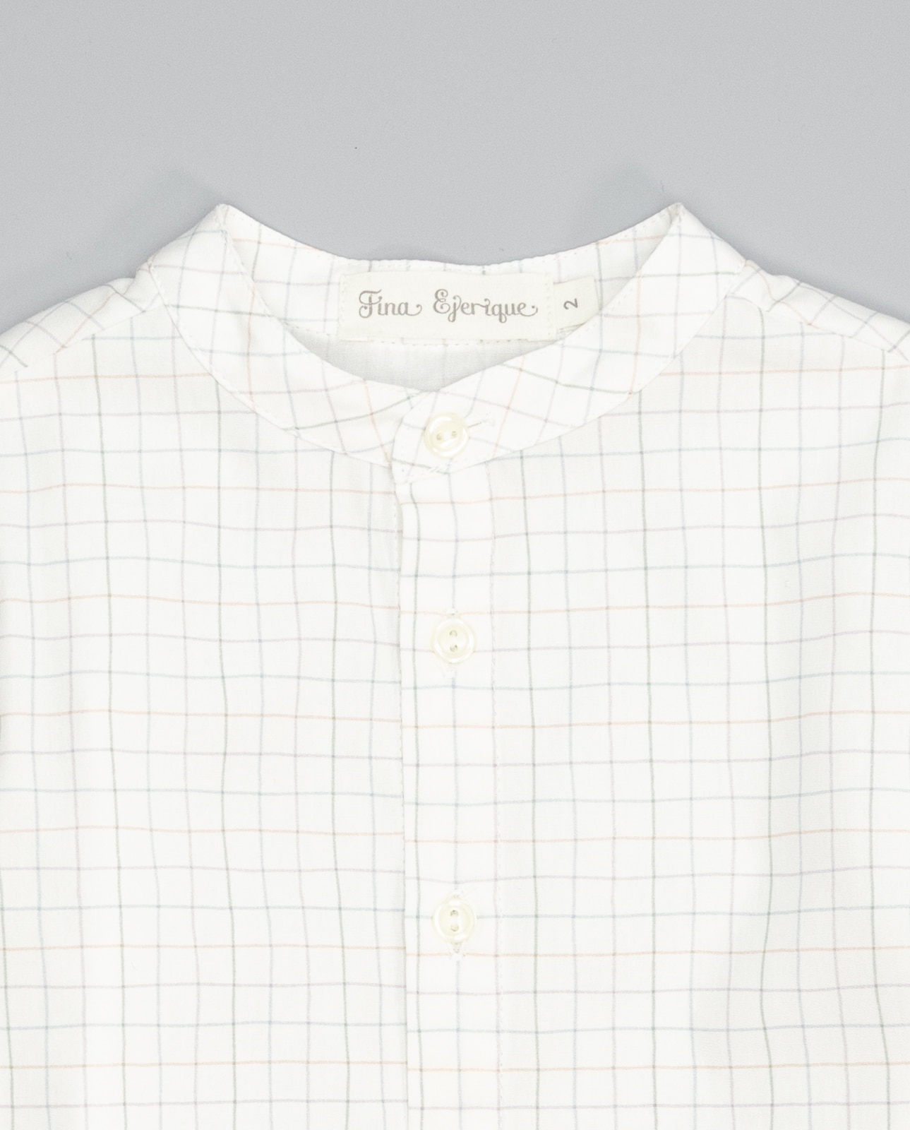 Camisa para Bebé de Algodão Fina Ejerique Cru-4