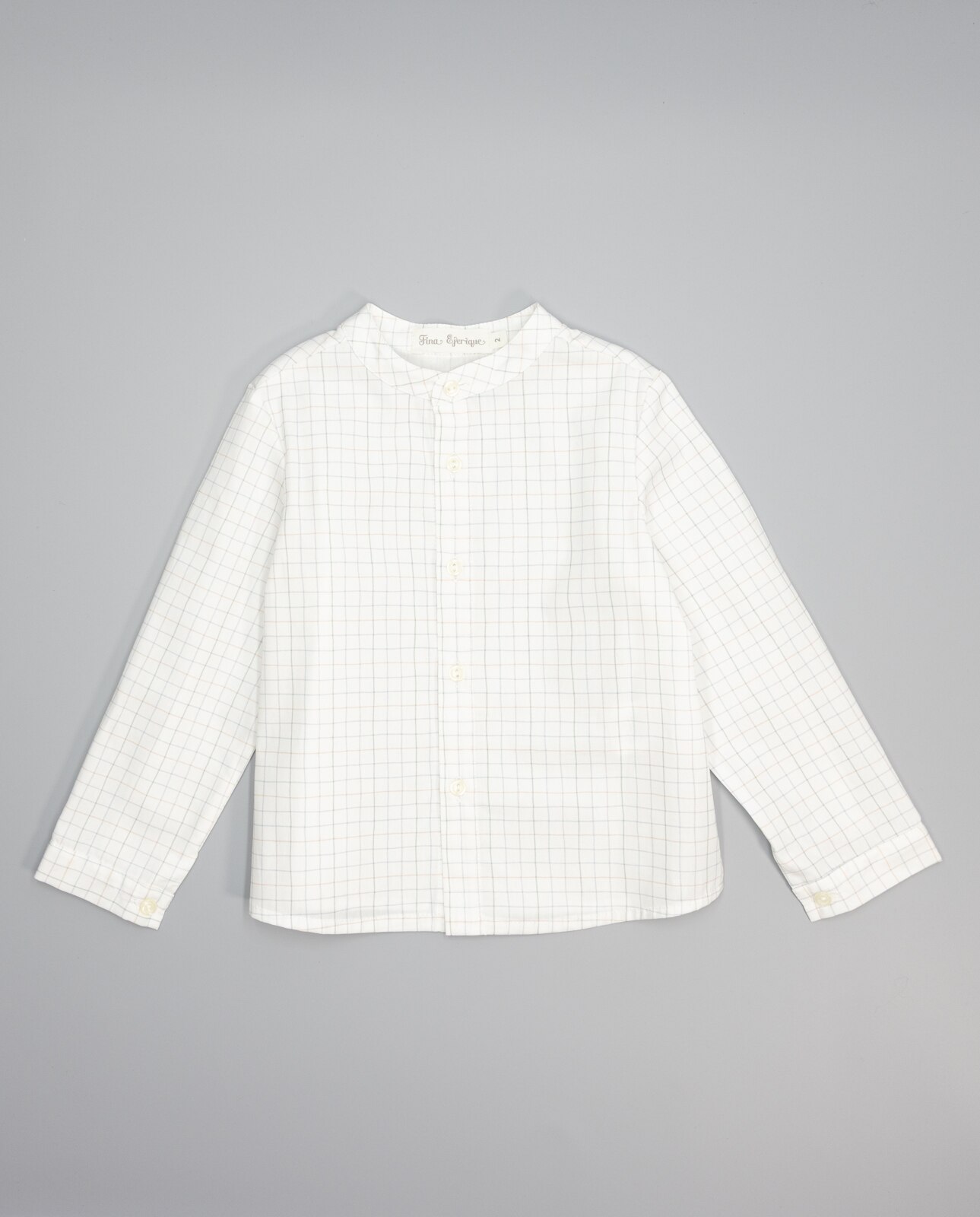 Camisa para Bebé de Algodão Cru-2